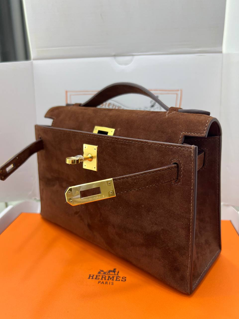 СУМКА HERMES KELLY POCHETTE детальное фото