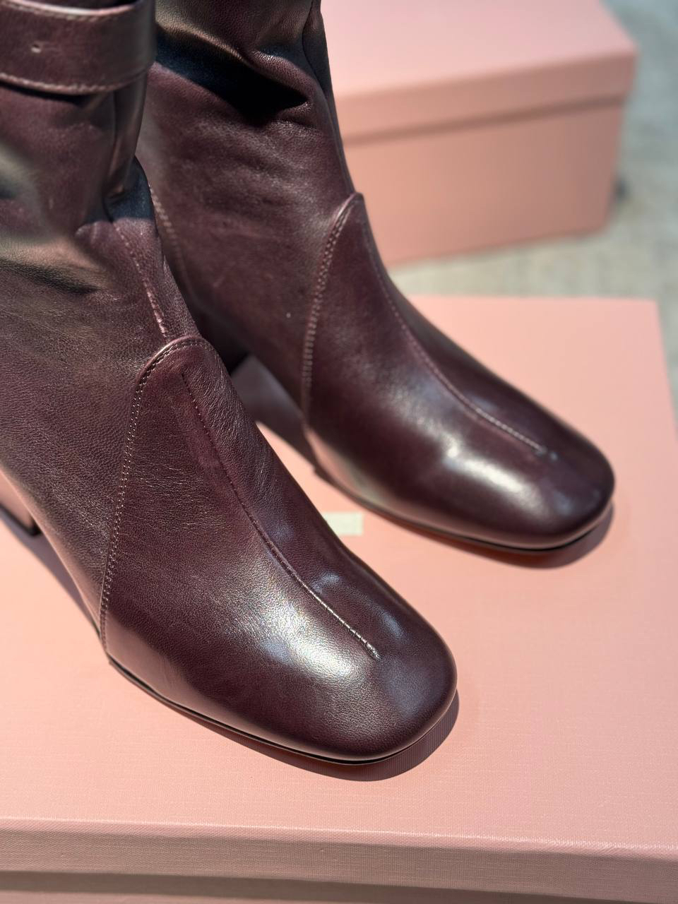 САПОГИ MIU MIU детальное фото