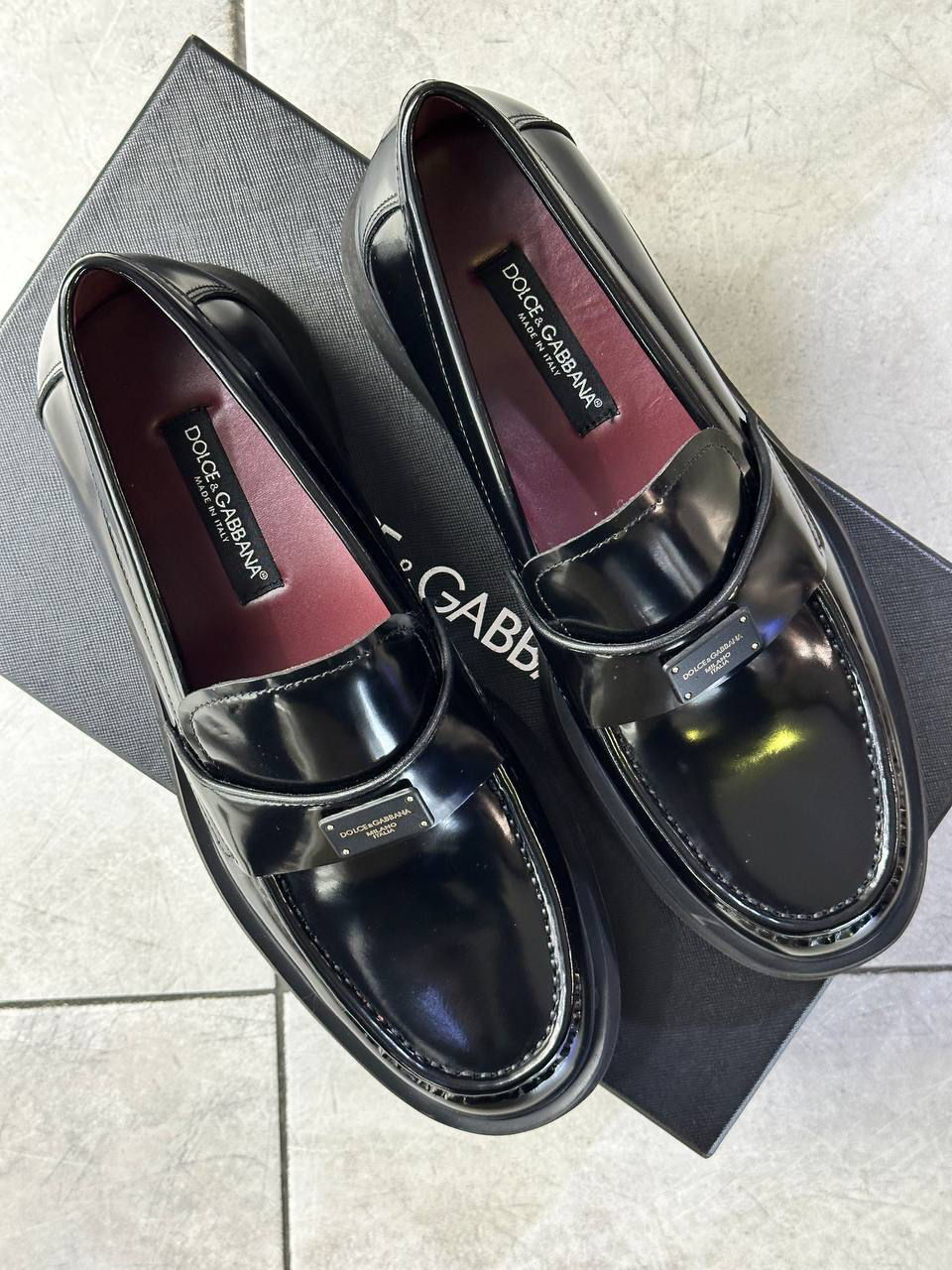 МУЖСКИЕ ЛОФЕРЫ DOLCE & GABBANA детальное фото