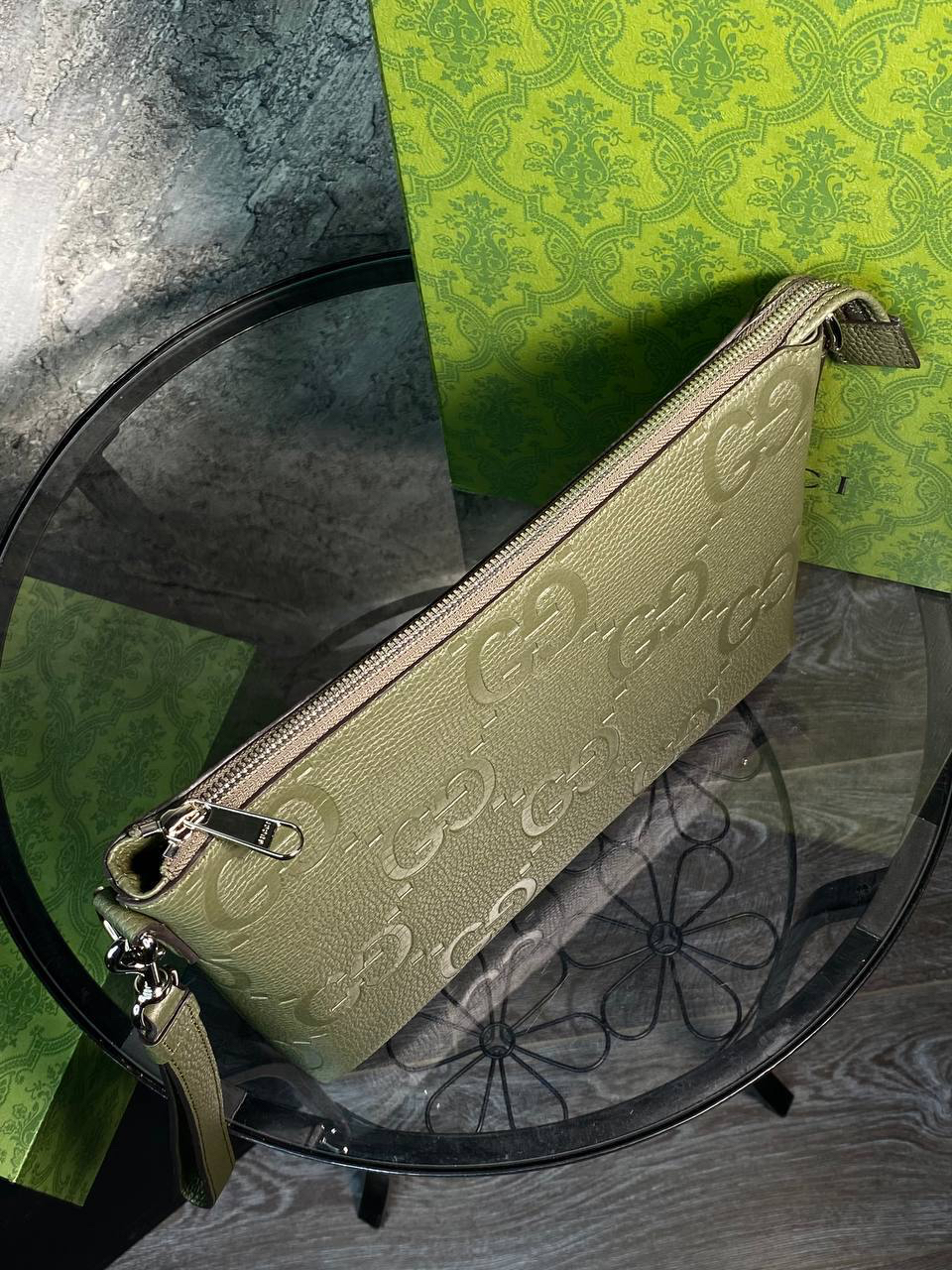 МУЖСКАЯ СУМКА МЕССЕНДЖЕР GUCCI детальное фото