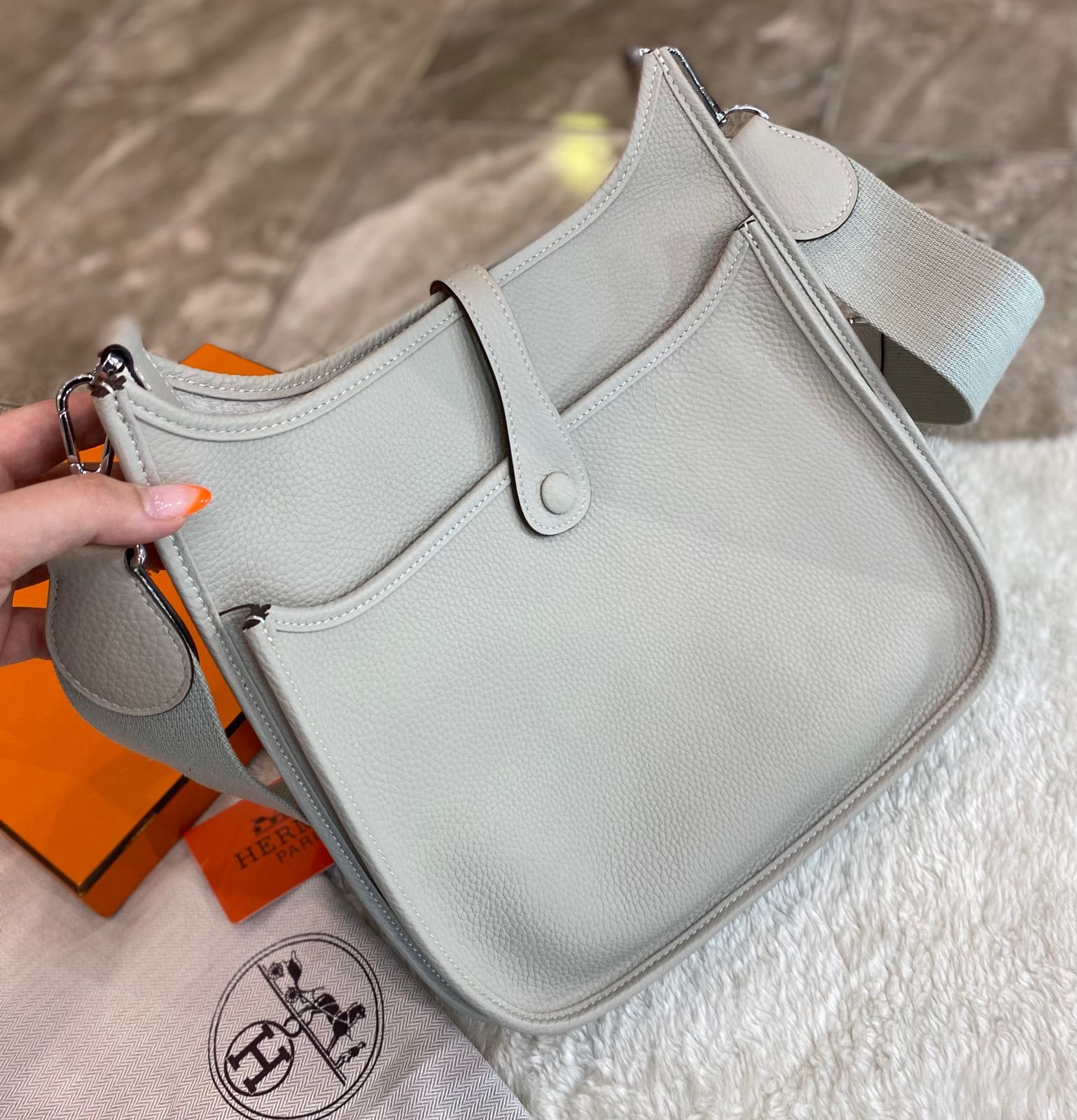 СУМКА HERMES EVELYNE 26 детальное фото