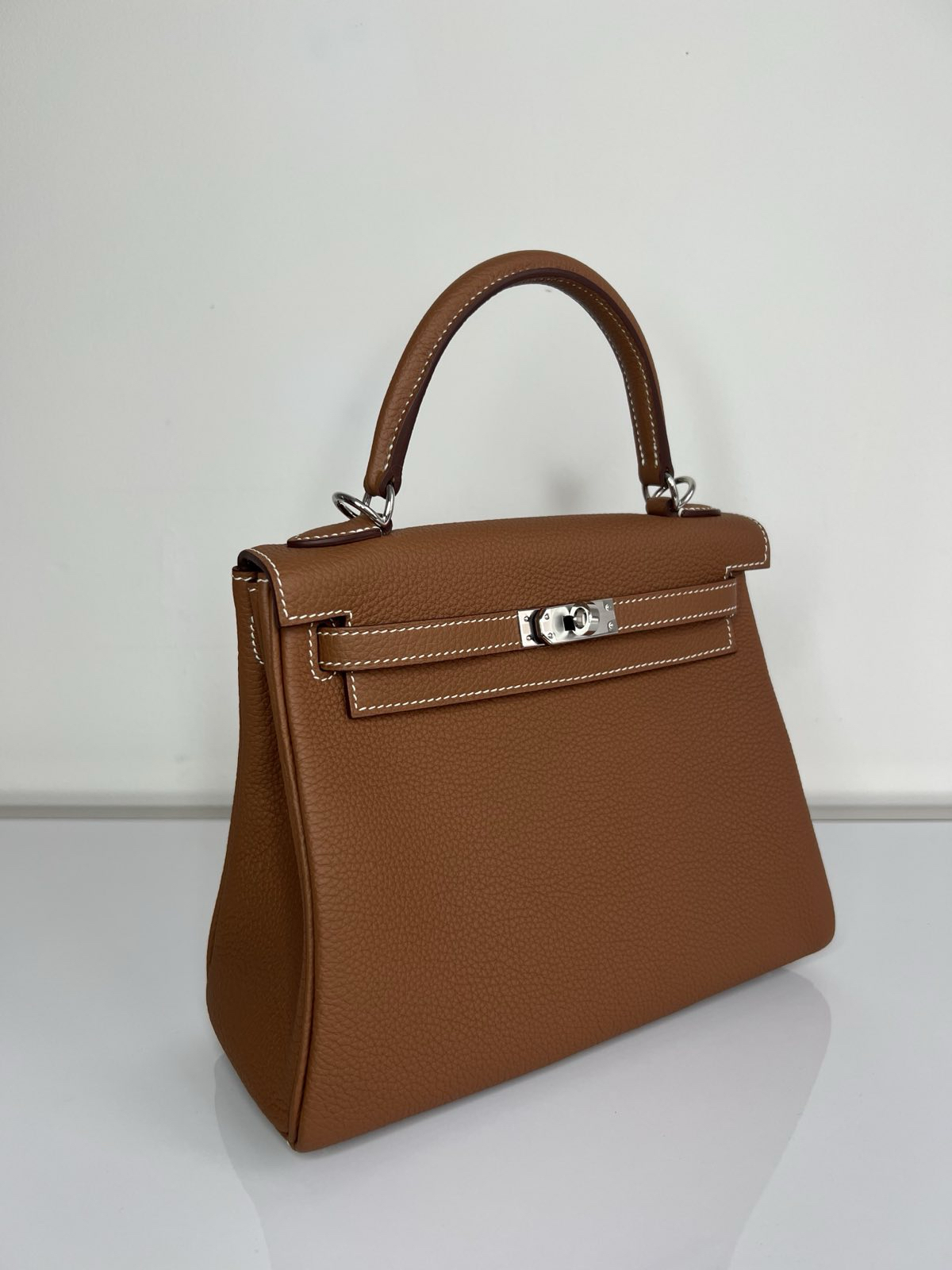 СУМКА HERMES KELLY 25 ручная работа детальное фото