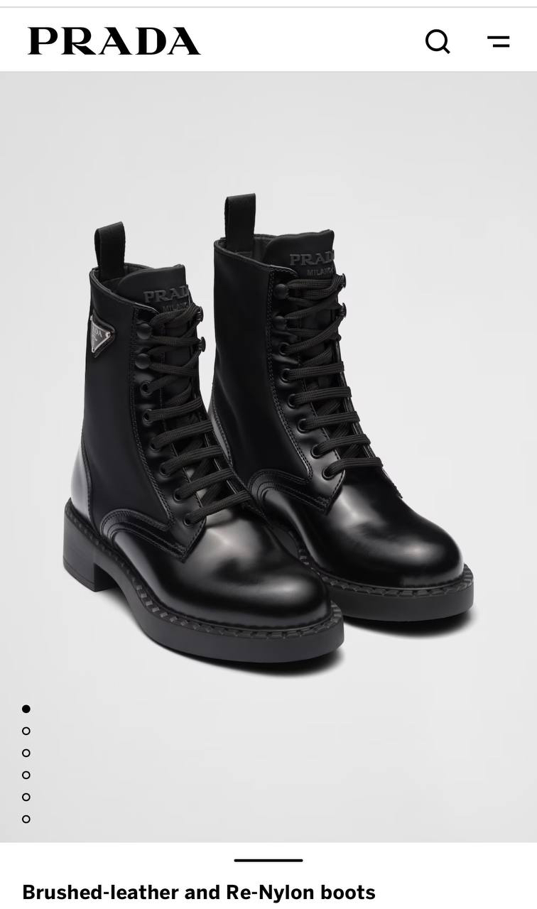 БОТИНКИ PRADA детальное фото