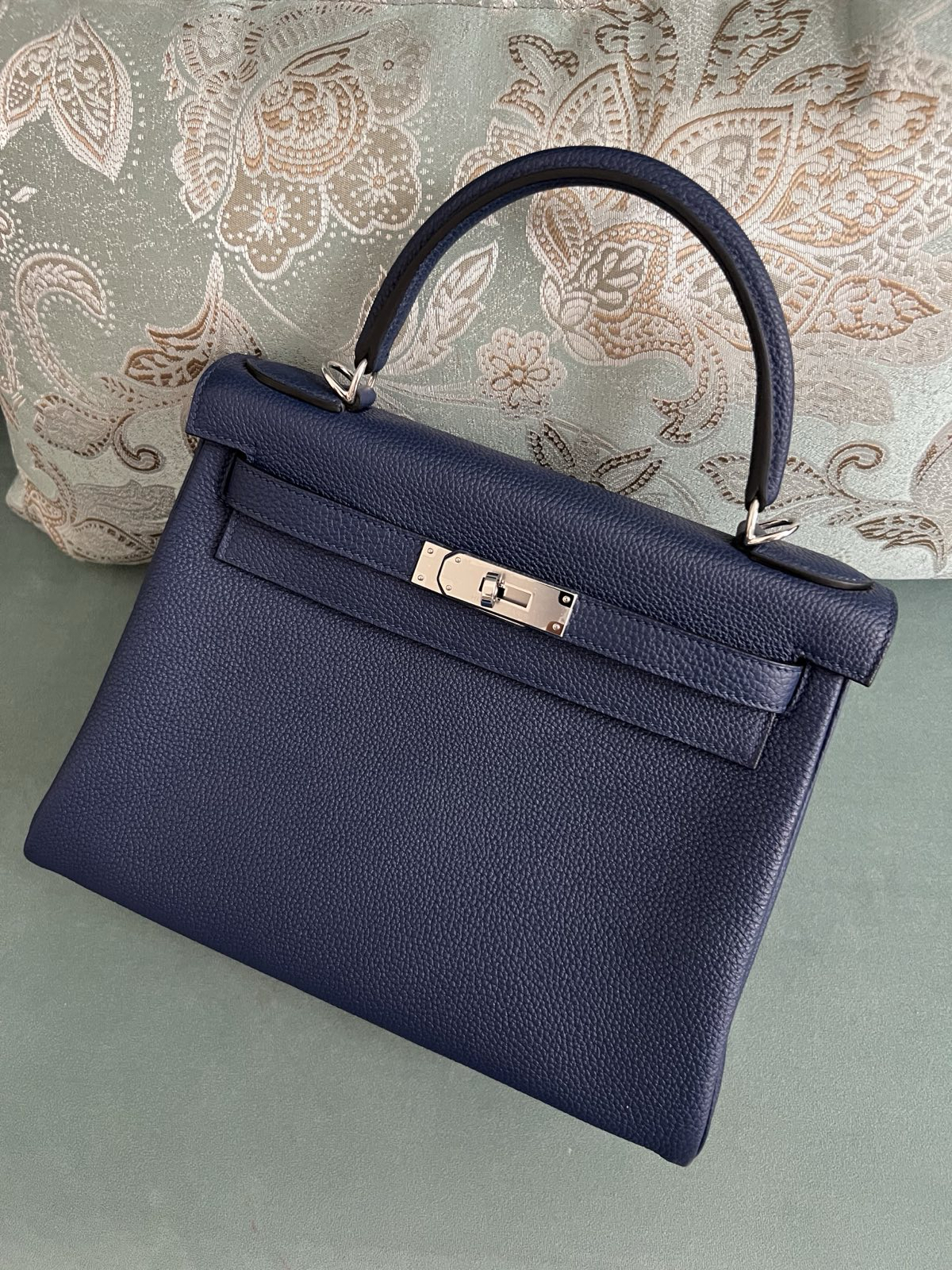 СУМКА HERMES KELLY 28 ручная работа детальное фото