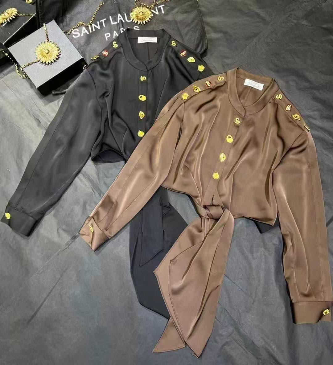 РУБАШКА SCHIAPARELLI детальное фото