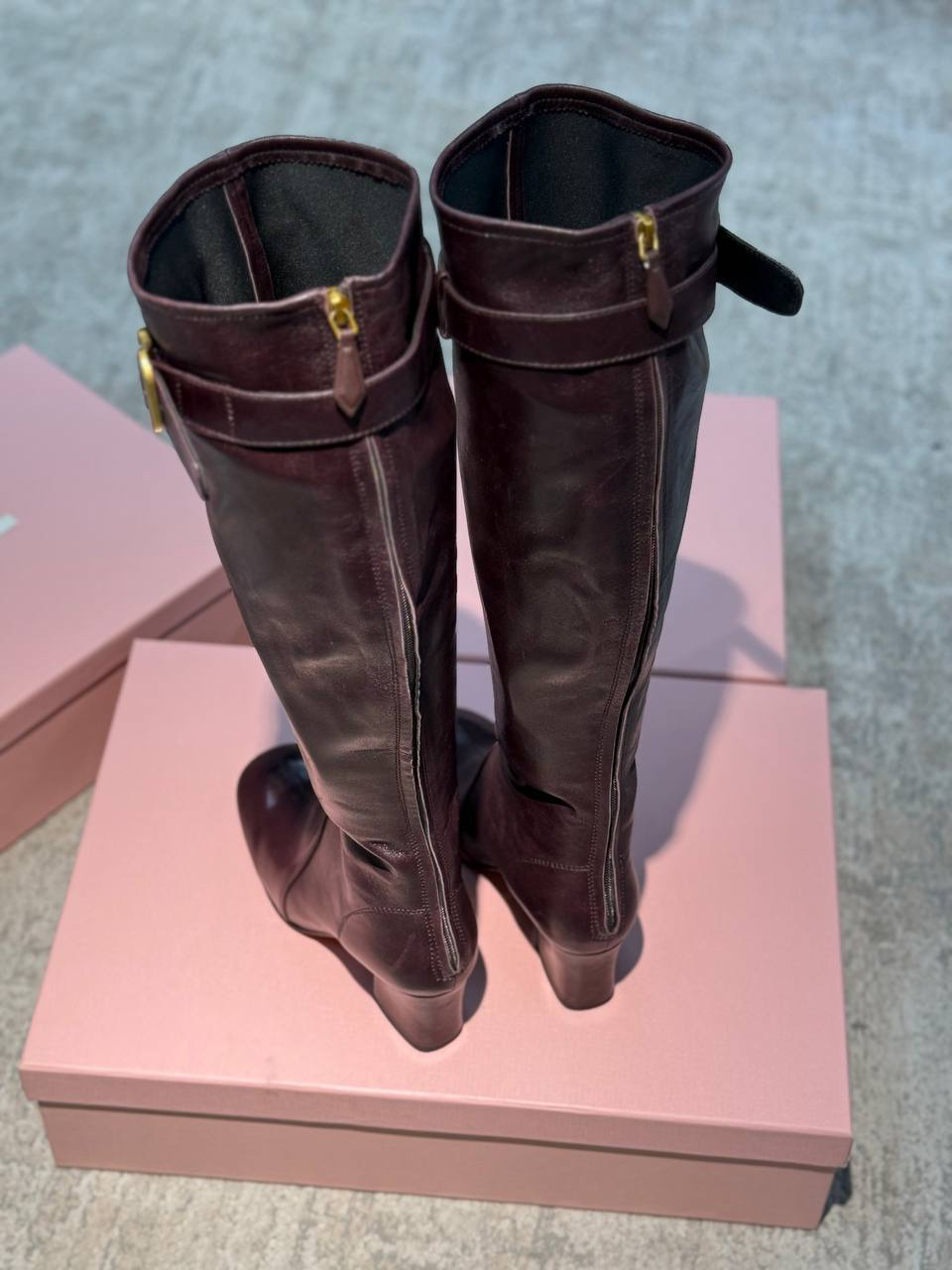 САПОГИ MIU MIU детальное фото