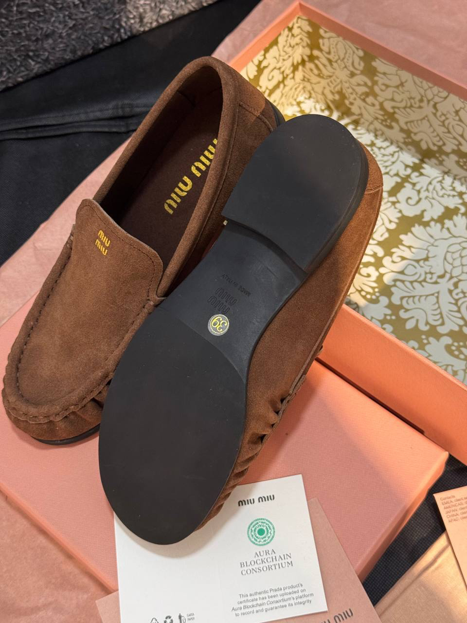 ЛОФЕРЫ MIU MIU детальное фото