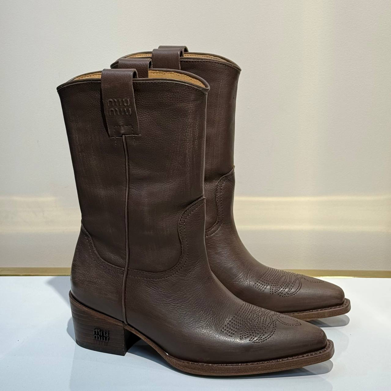 САПОГИ MIU MIU детальное фото