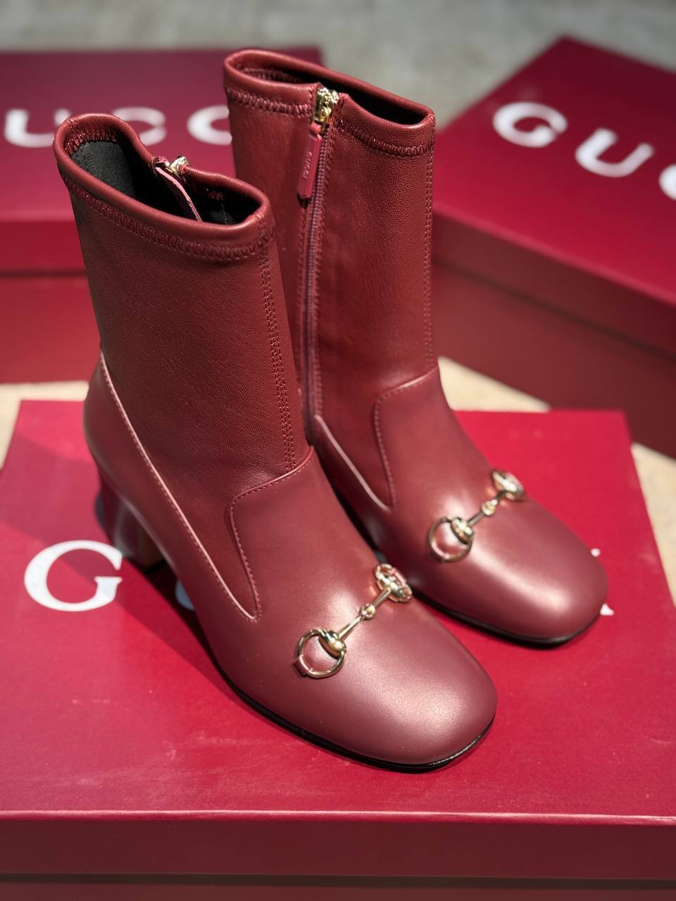 БОТИЛЬОНЫ GUCCI детальное фото