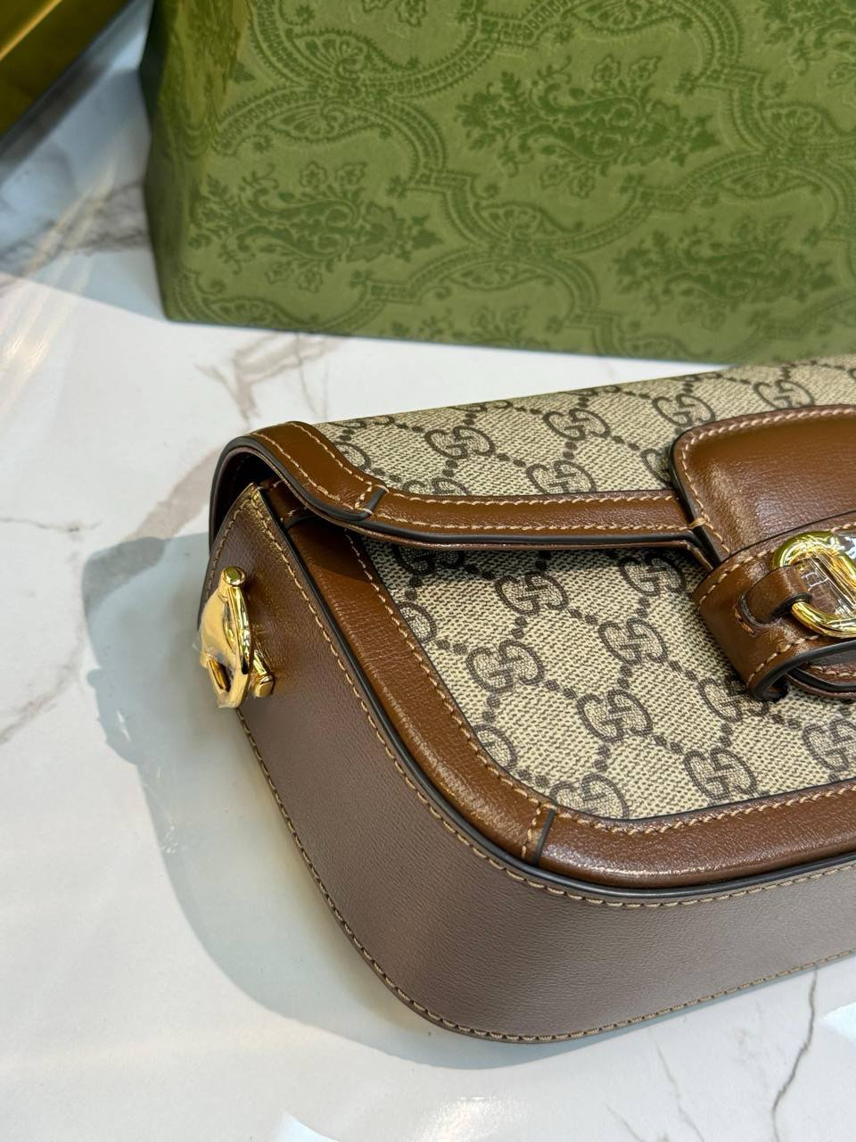 СУМКА GUCCI HORSEBIT 1955 детальное фото