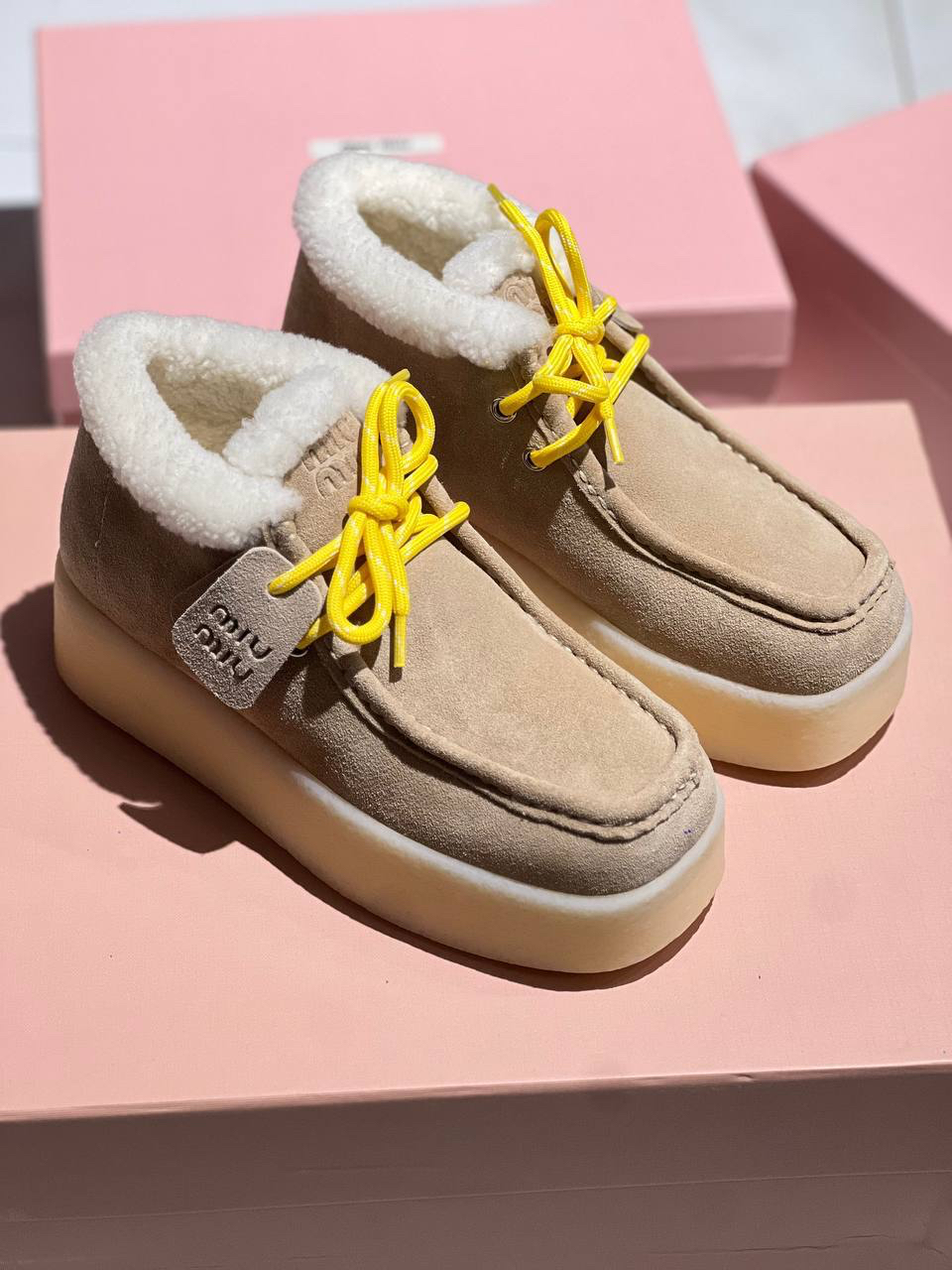 БОТИНКИ MIU MIU детальное фото