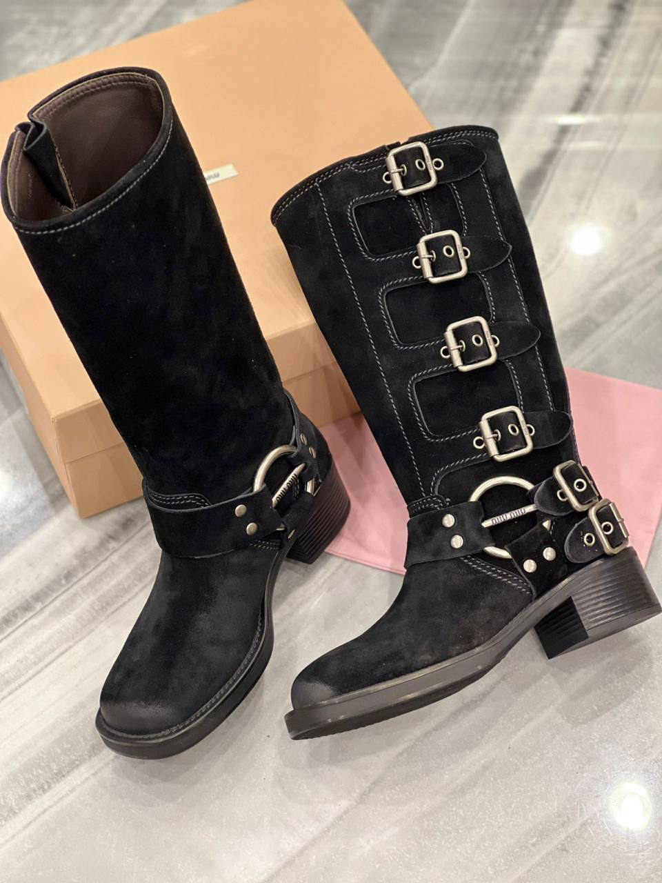 САПОГИ MIU MIU детальное фото