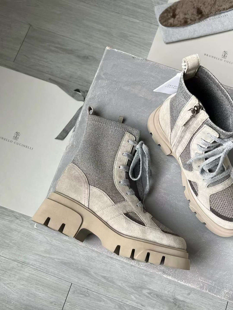 БОТИНКИ BRUNELLO CUCINELLI детальное фото