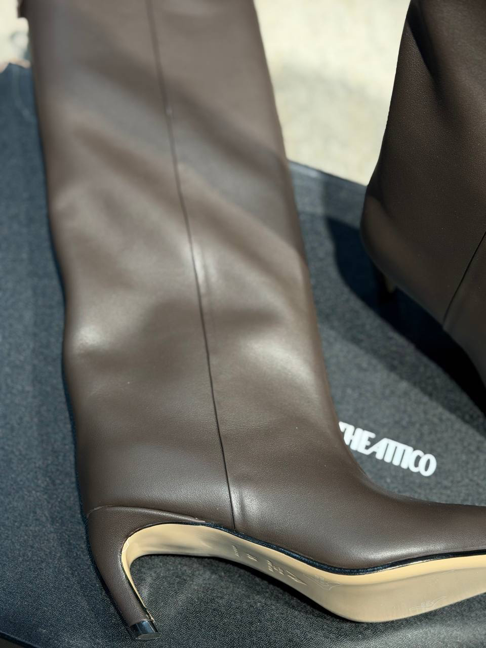 САПОГИ THE ATTICO детальное фото