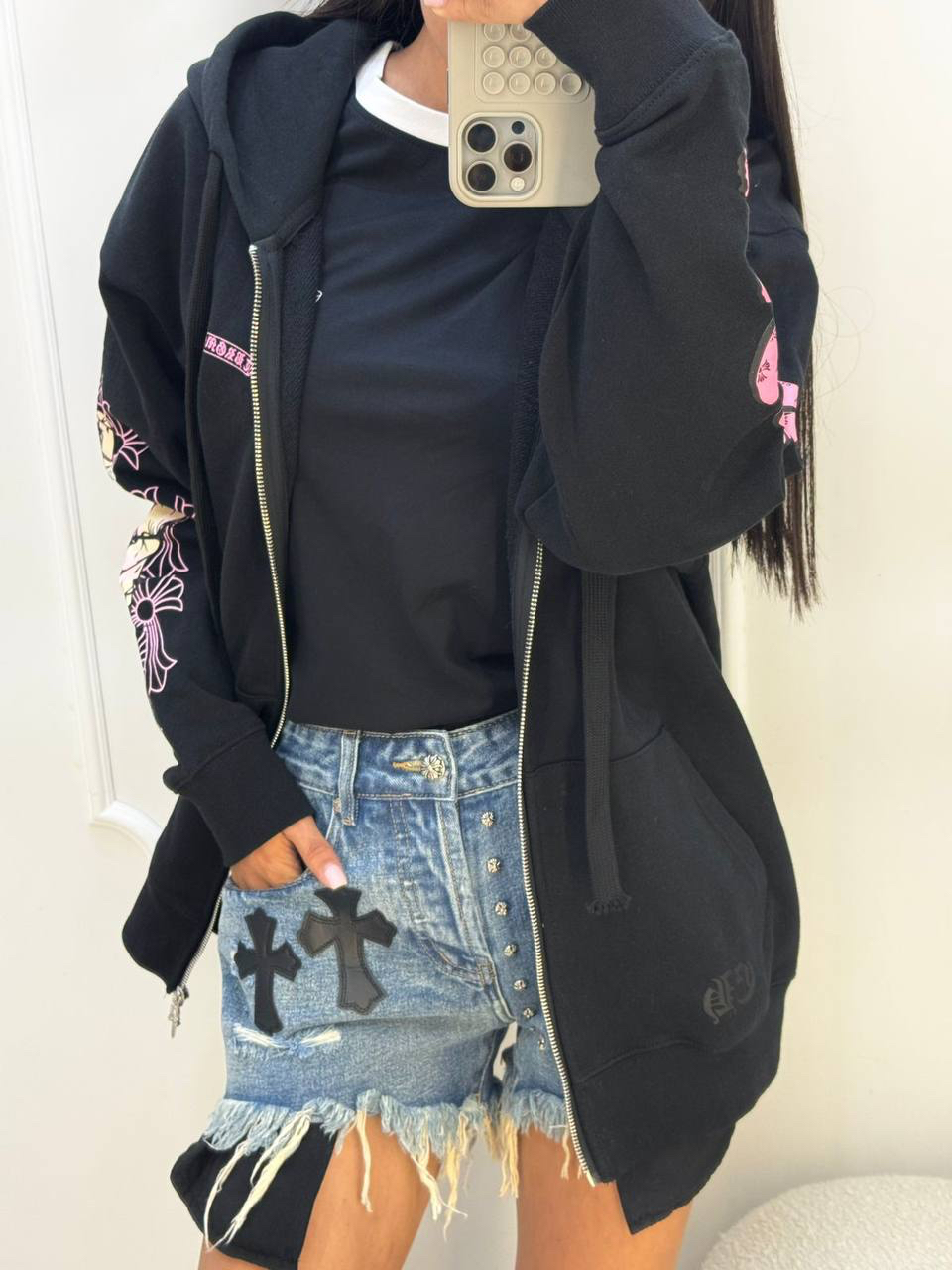 ХУДИ CHROME HEARTS детальное фото