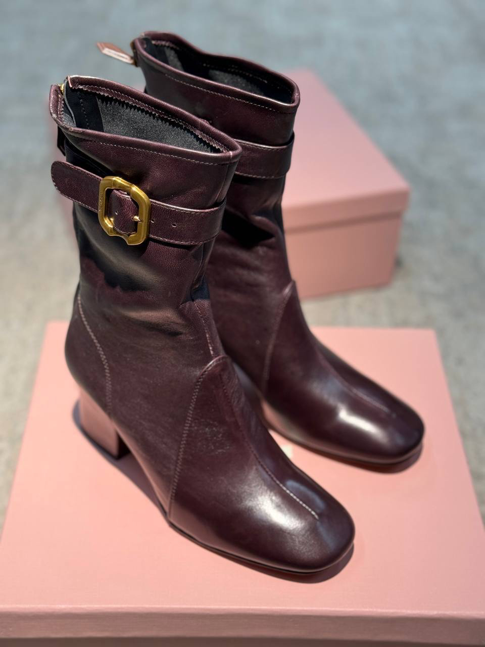 САПОГИ MIU MIU детальное фото