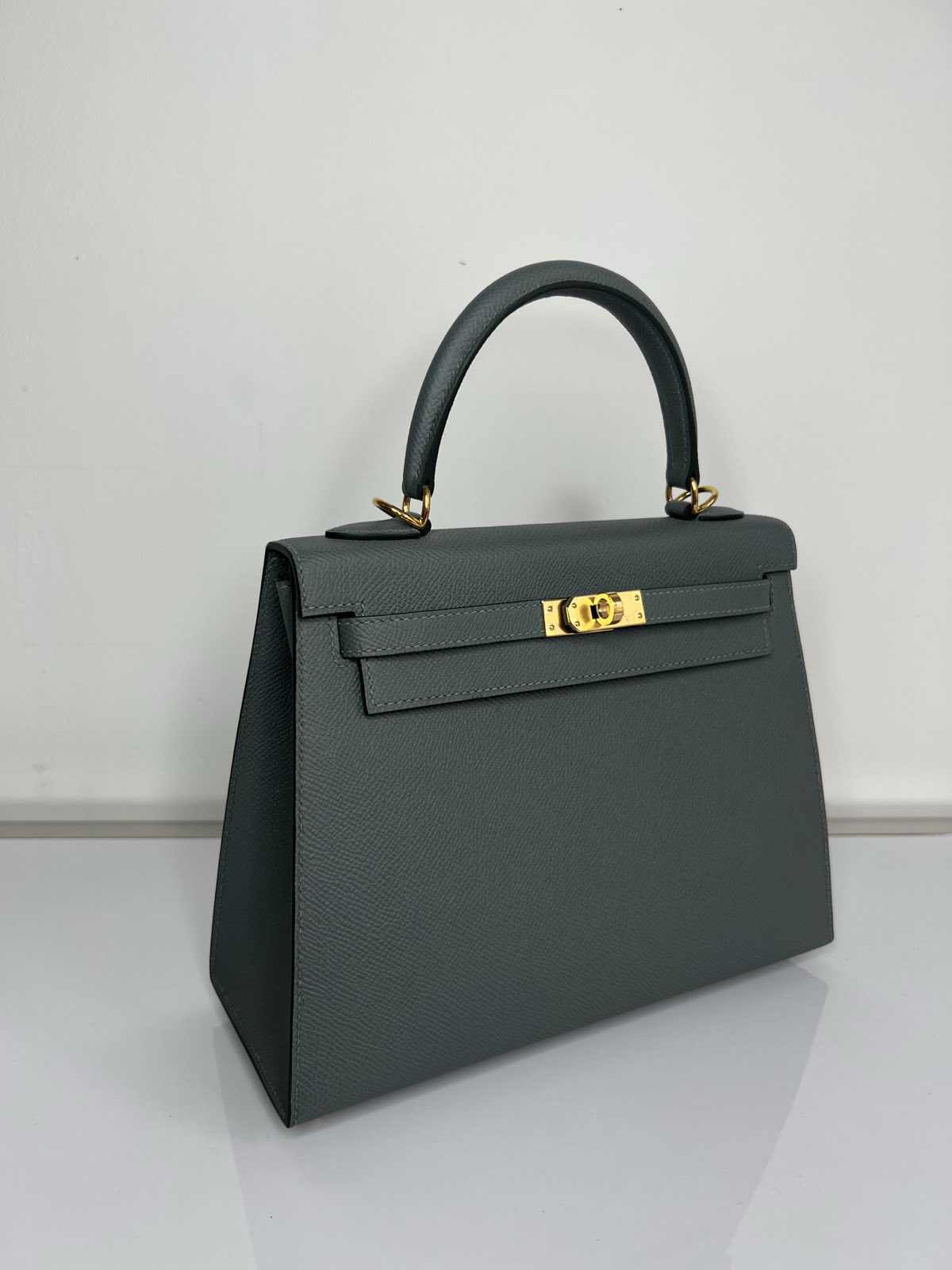 СУМКА HERMES KELLY 25 ручная работа детальное фото