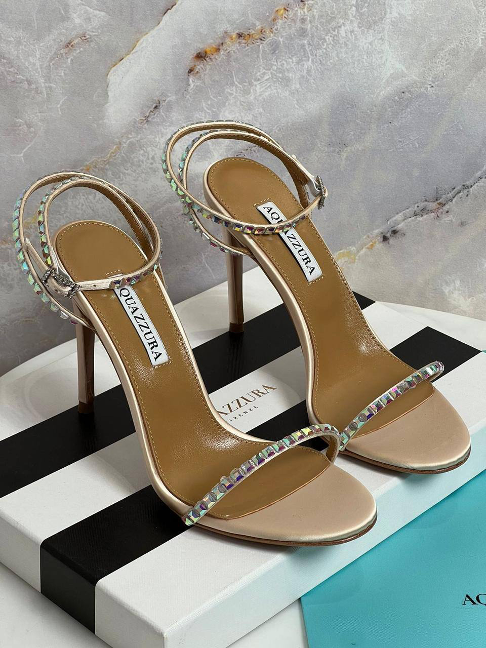 БОСОНОЖКИ AQUAZZURA детальное фото