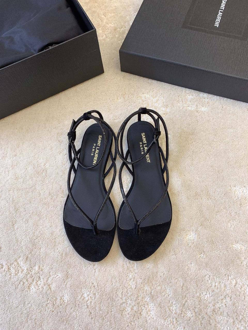 БОСОНОЖКИ SAINT LAURENT детальное фото