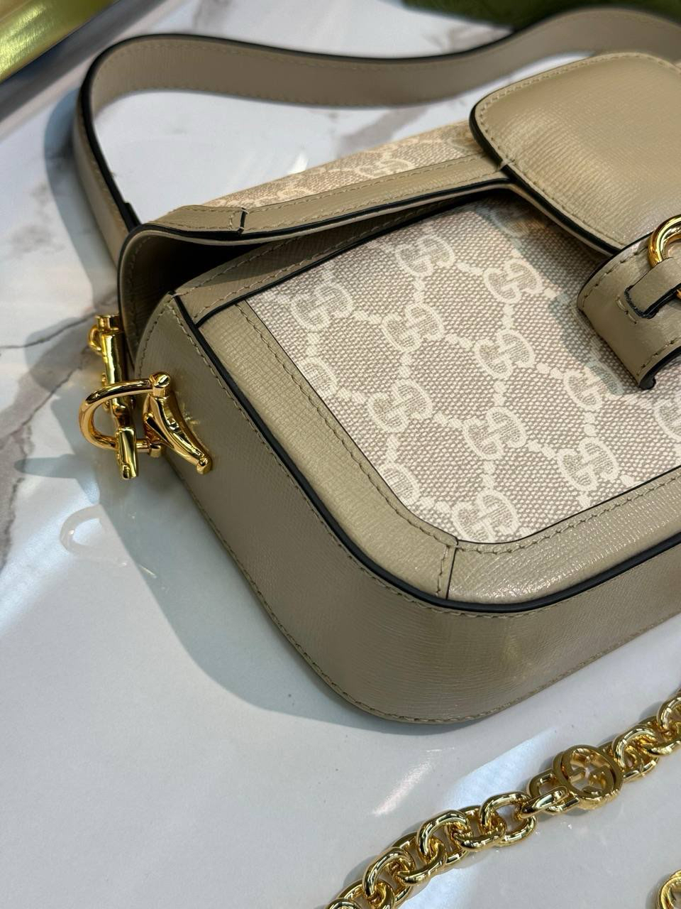 СУМКА GUCCI HORSEBIT 1955 детальное фото