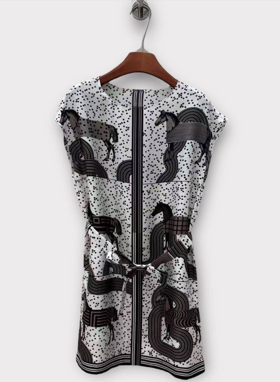 ПЛАТЬЕ HERMES детальное фото