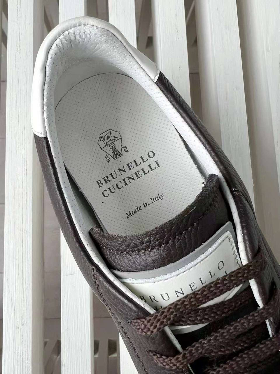 МУЖСКИЕ КЕДЫ BRUNELLO CUCINELLI детальное фото