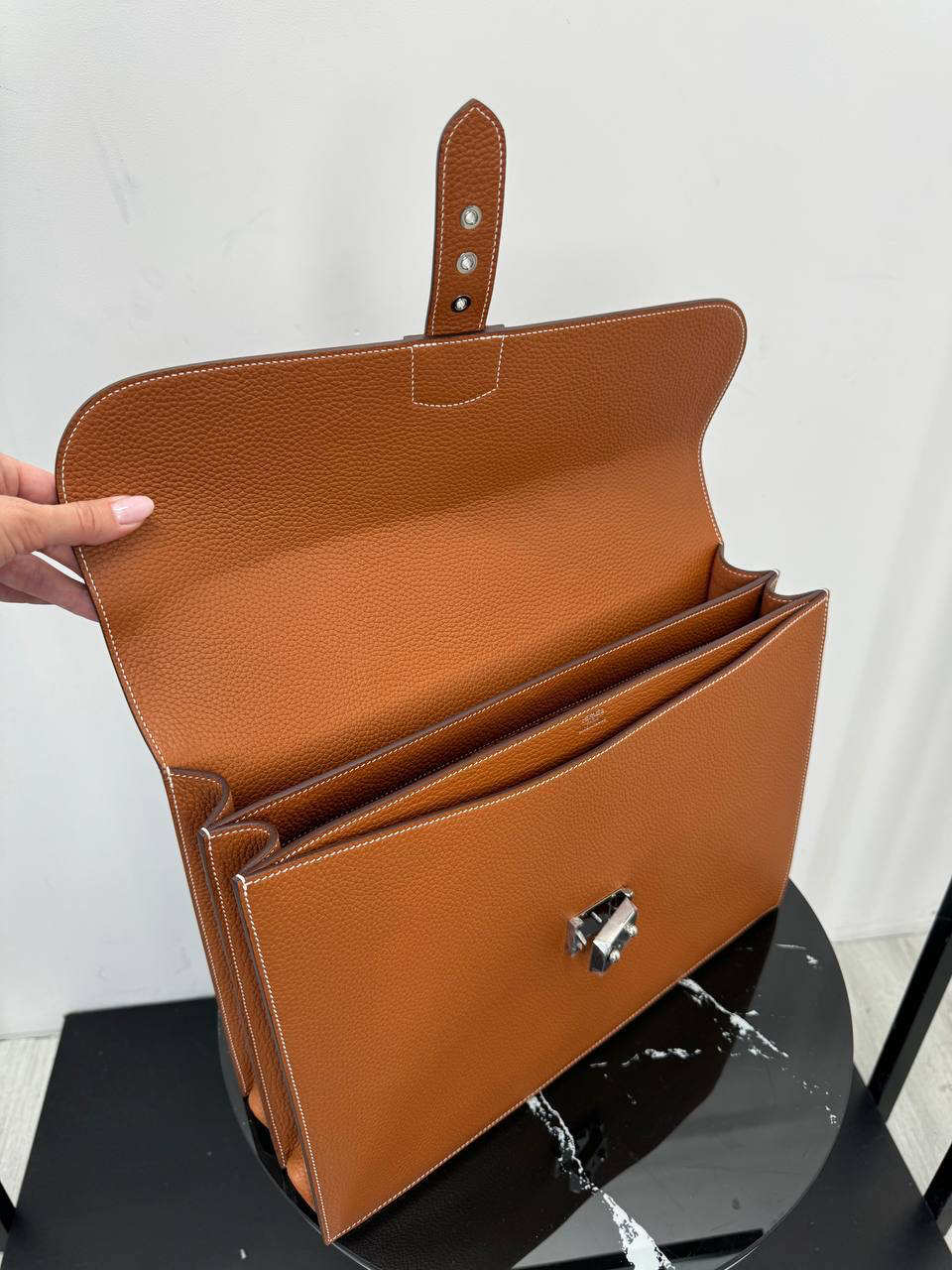 МУЖСКОЙ ПОРТФЕЛЬ HERMES детальное фото