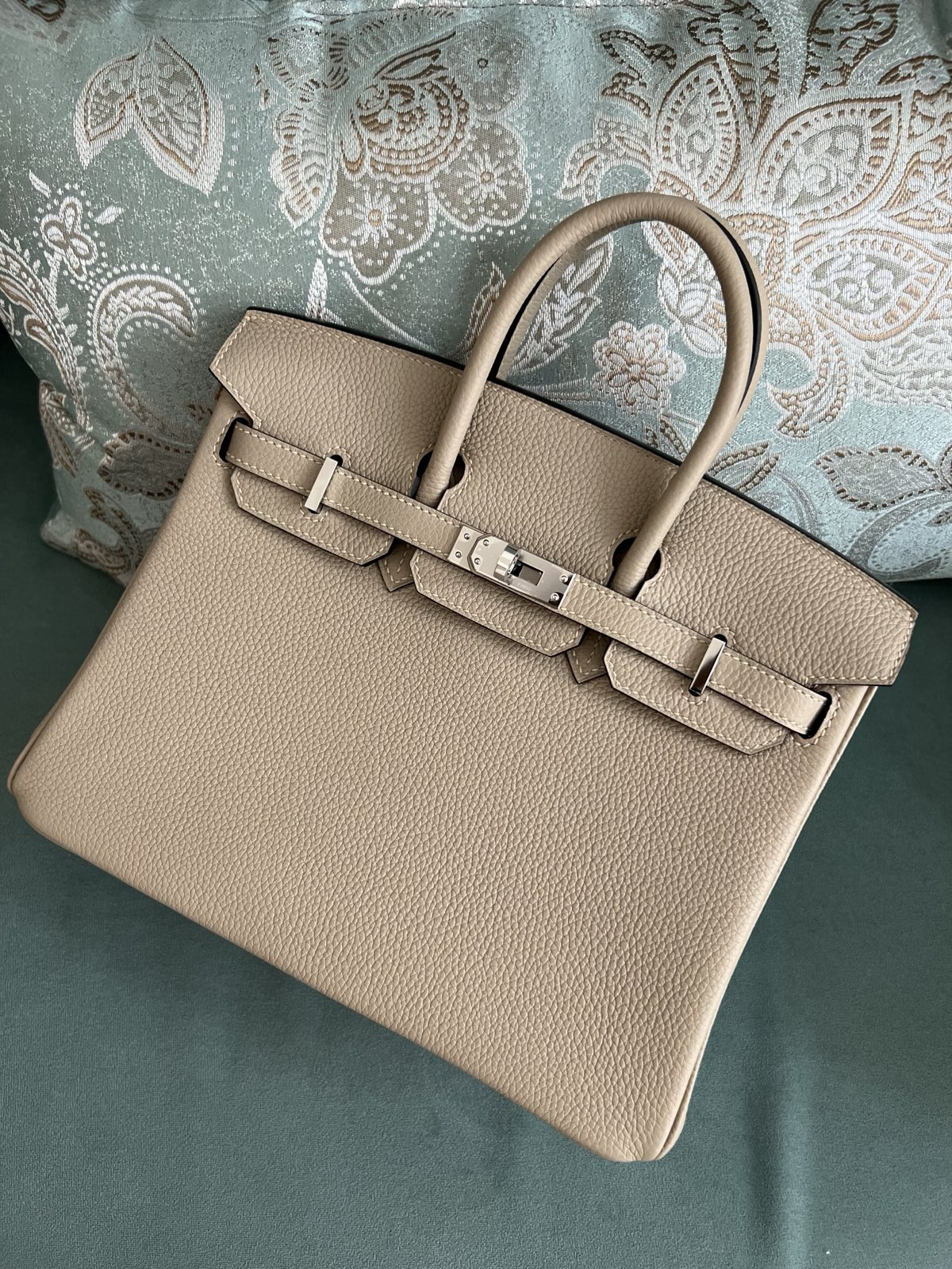 СУМКА HERMES BIRKIN 25 ручная работа детальное фото