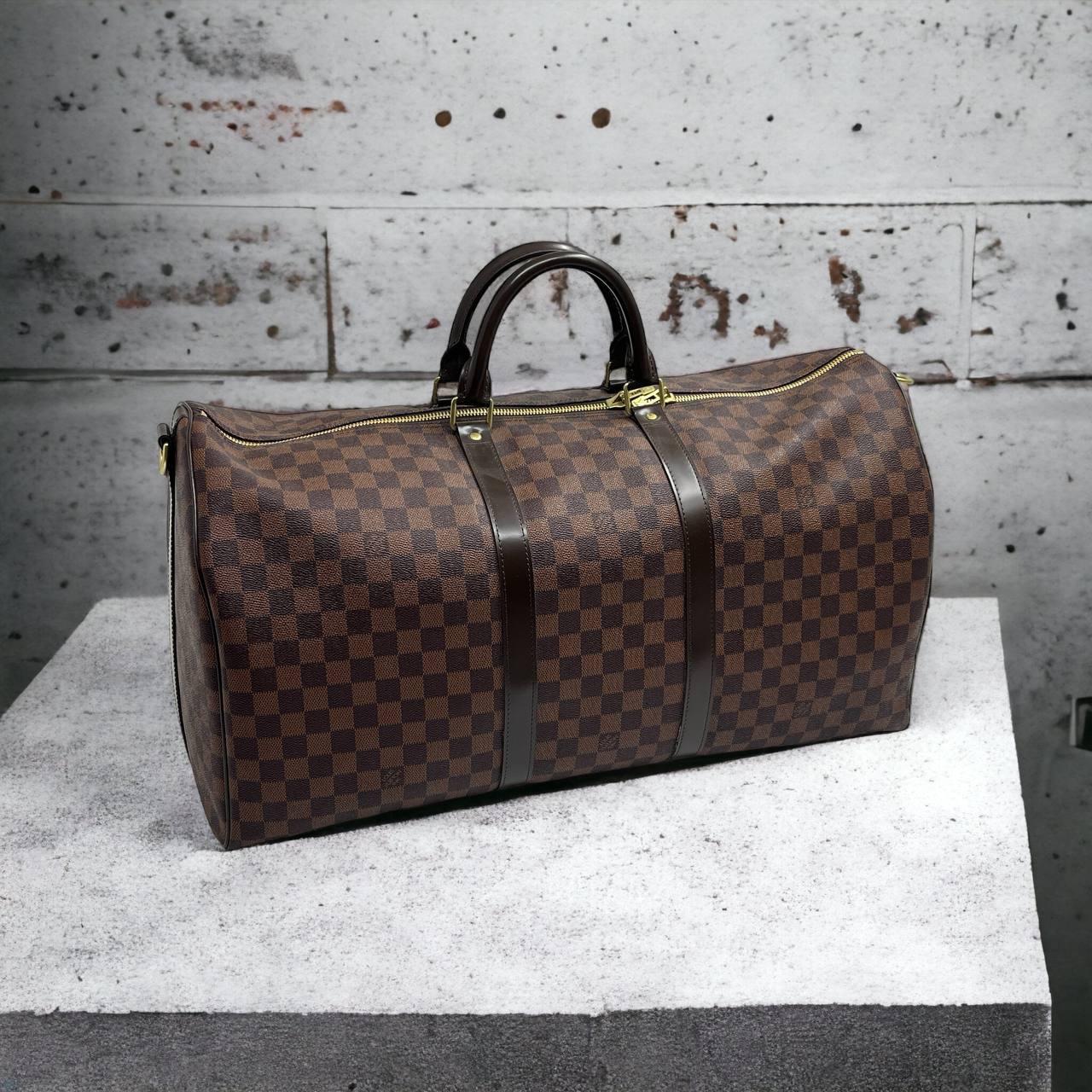 Дорожная сумка LOUIS VUITTON Damier Keepall 55 детальное фото