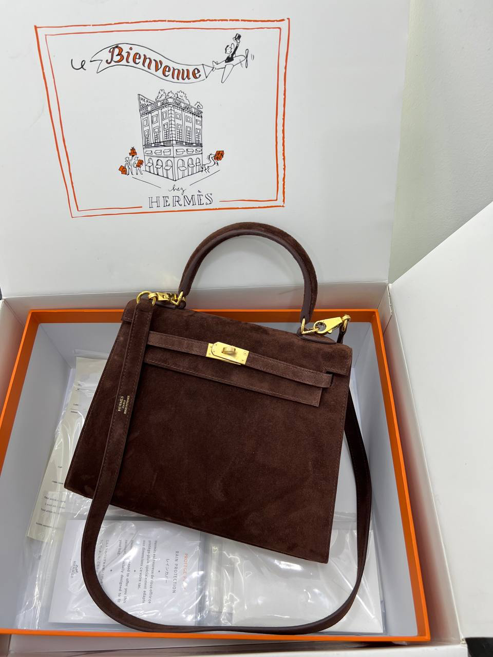СУМКА HERMES KELLY 25 детальное фото