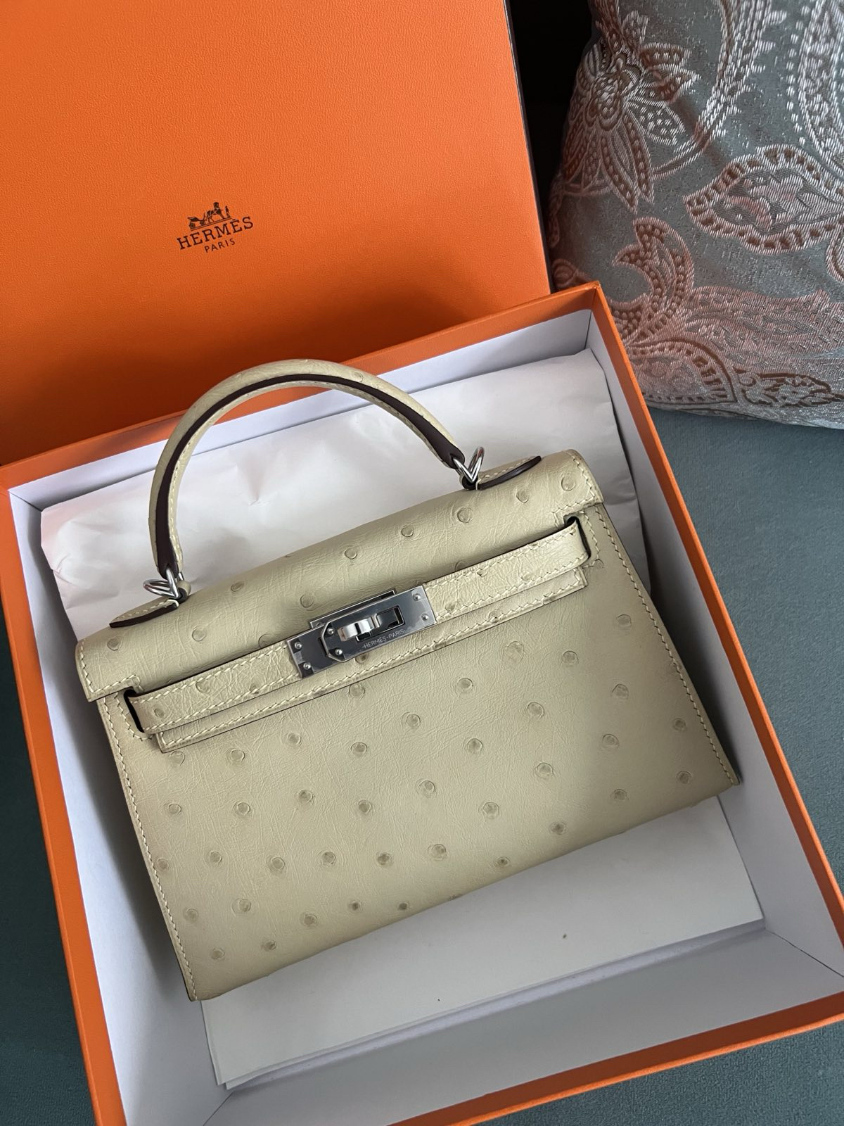 СУМКА HERMES KELLY 20 ручная работа детальное фото