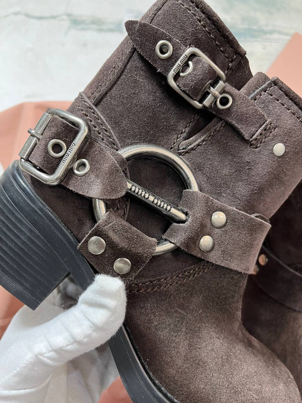 БОТИЛЬОНЫ MIU MIU детальное фото