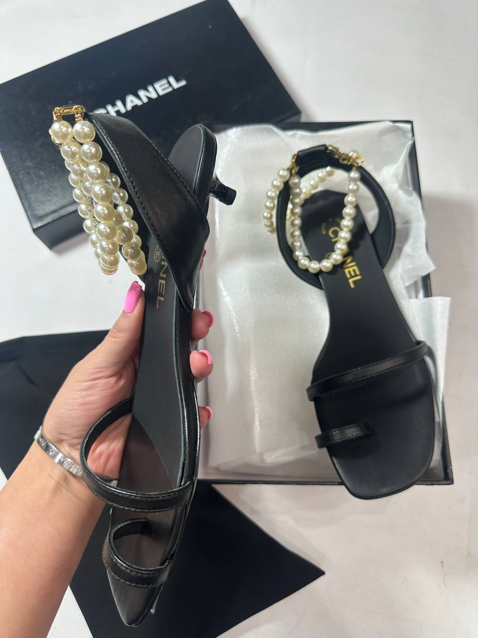 БОСОНОЖКИ CHANEL детальное фото