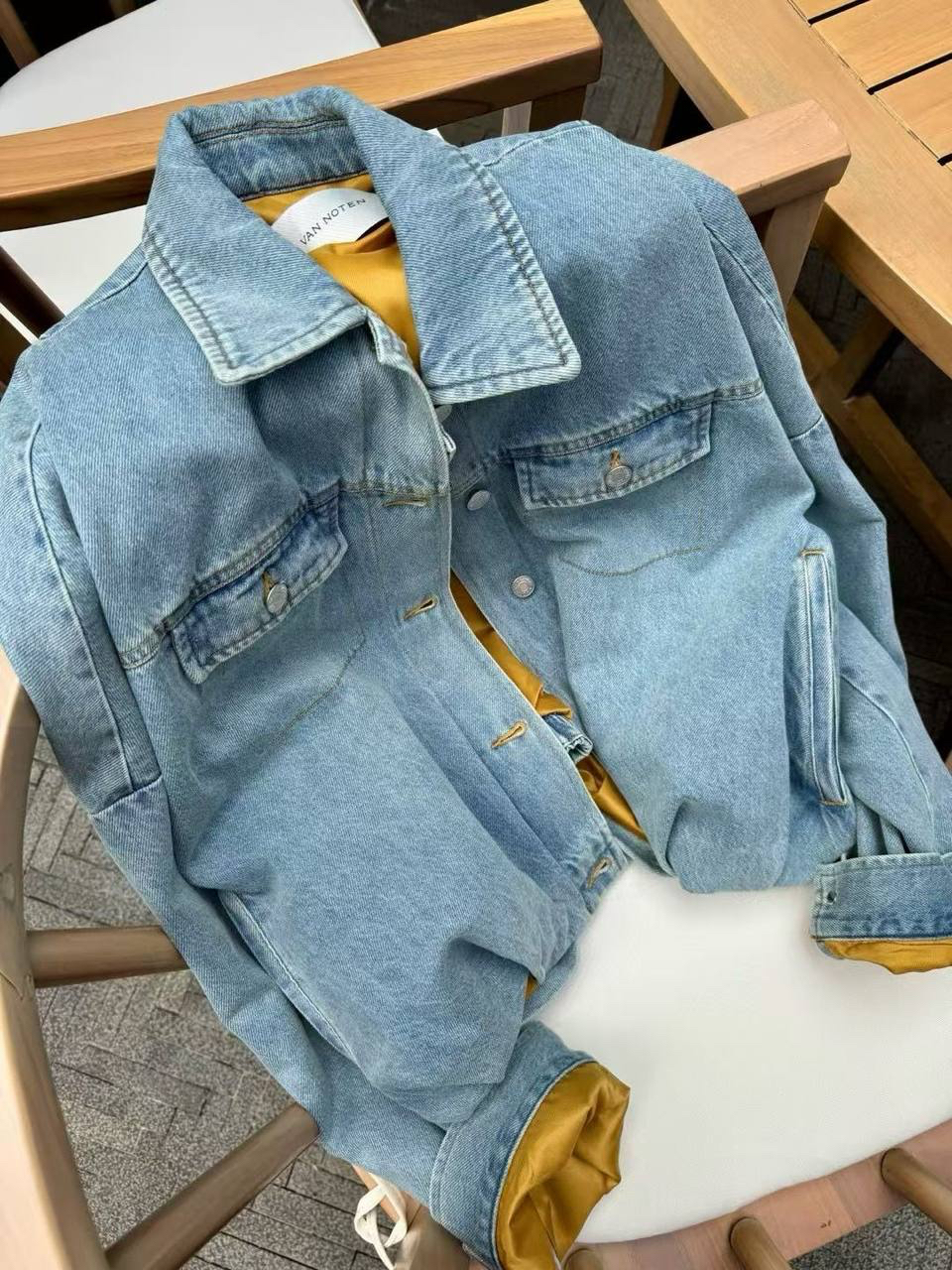 КУРТКА ДЖИНСОВКА DRIES VAN NOTEN детальное фото