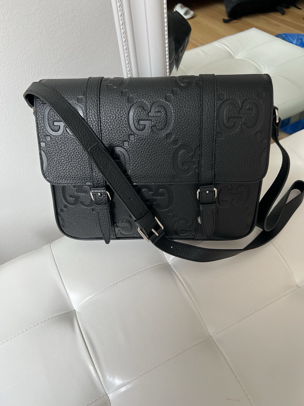 МУЖСКАЯ СУМКА МЕССЕНДЖЕР GUCCI детальное фото