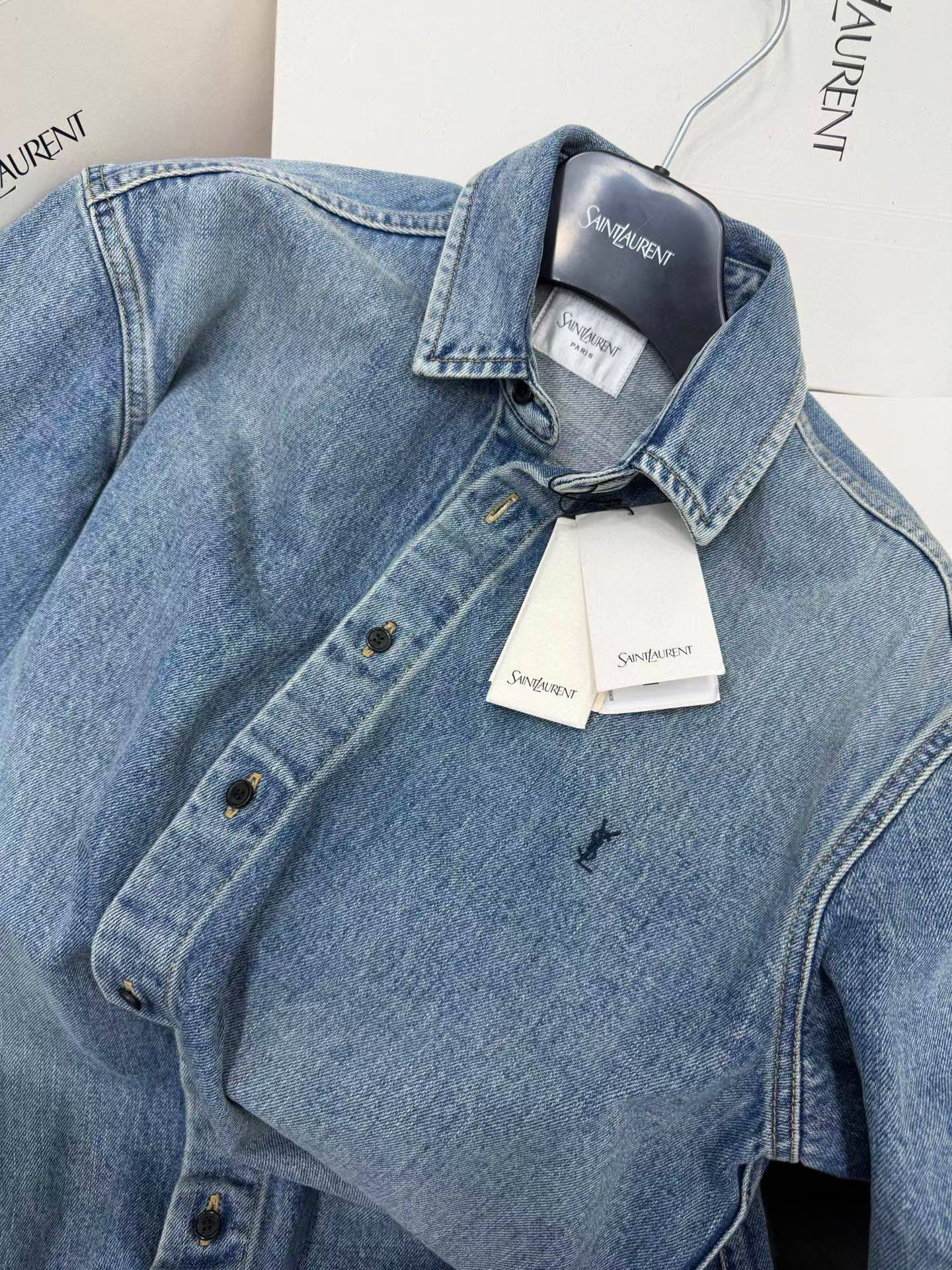 РУБАШКА SAINT LAURENT детальное фото