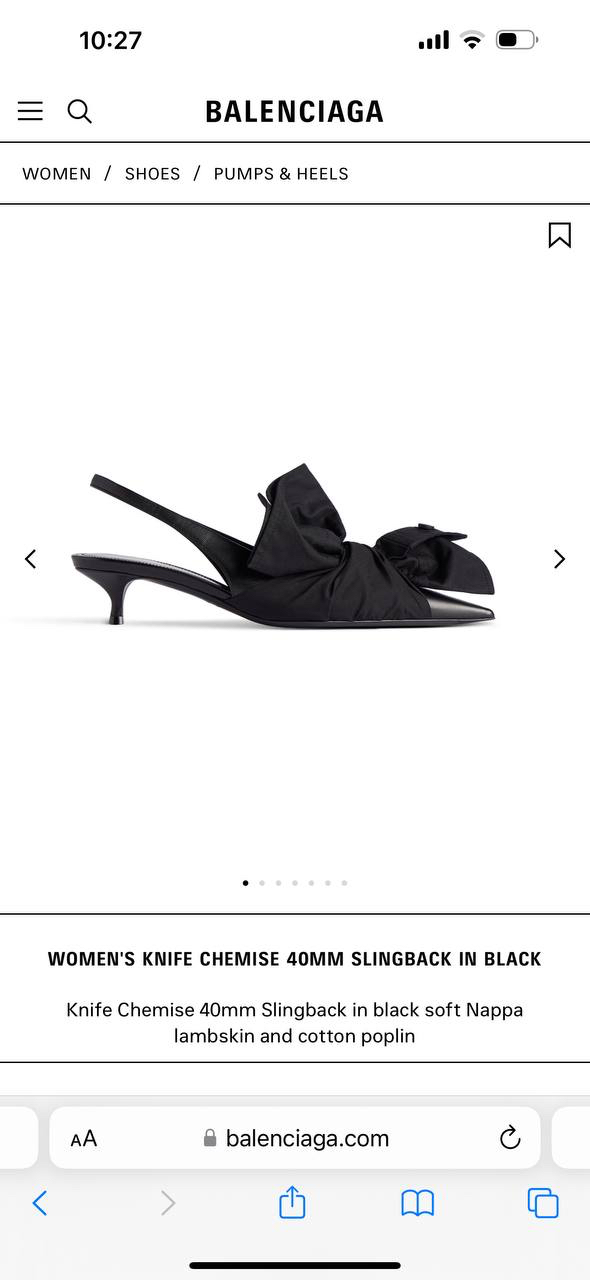 ТУФЛИ BALENCIAGA детальное фото