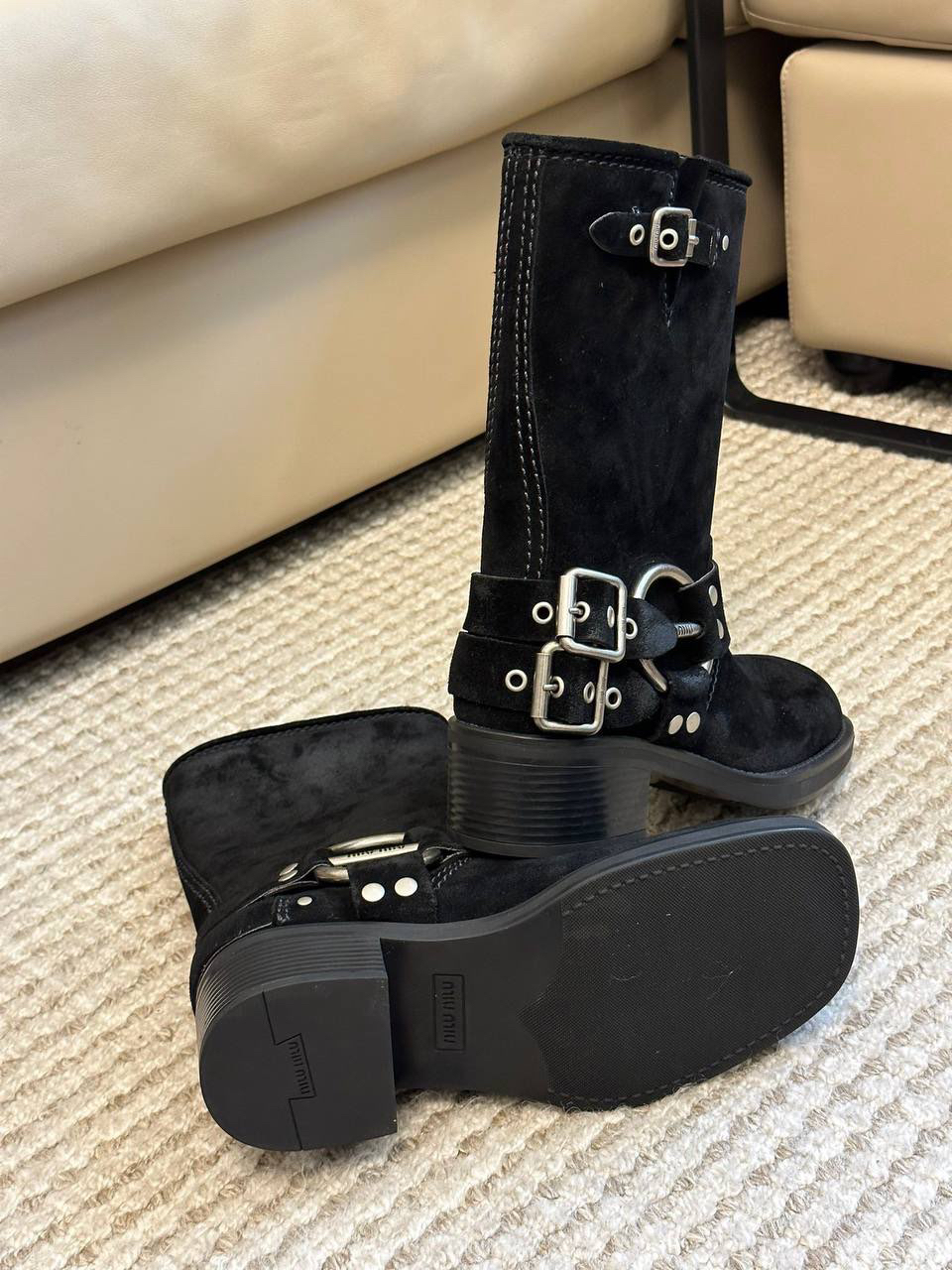 САПОГИ MIU MIU детальное фото