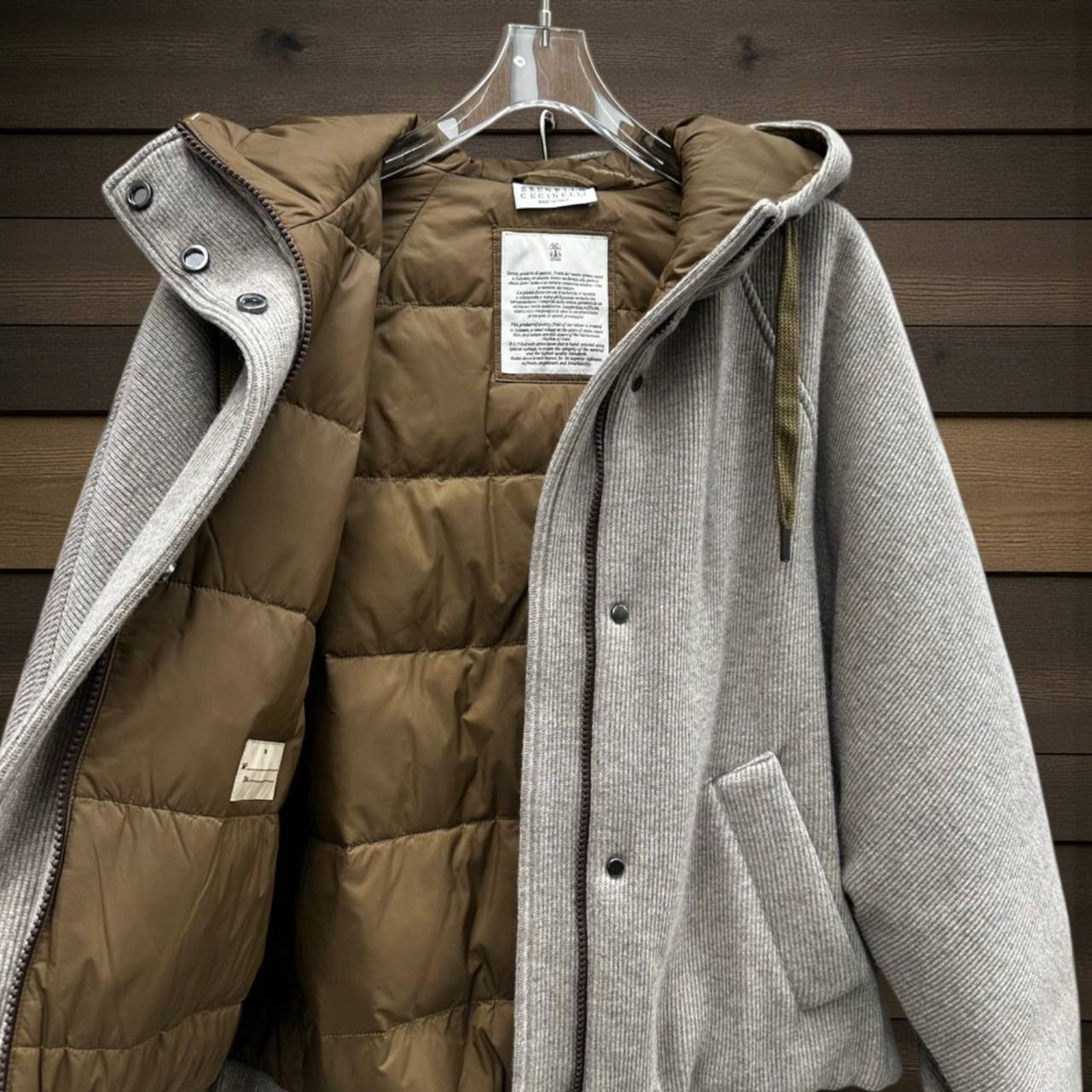 ПУХОВИК BRUNELLO CUCINELLI детальное фото