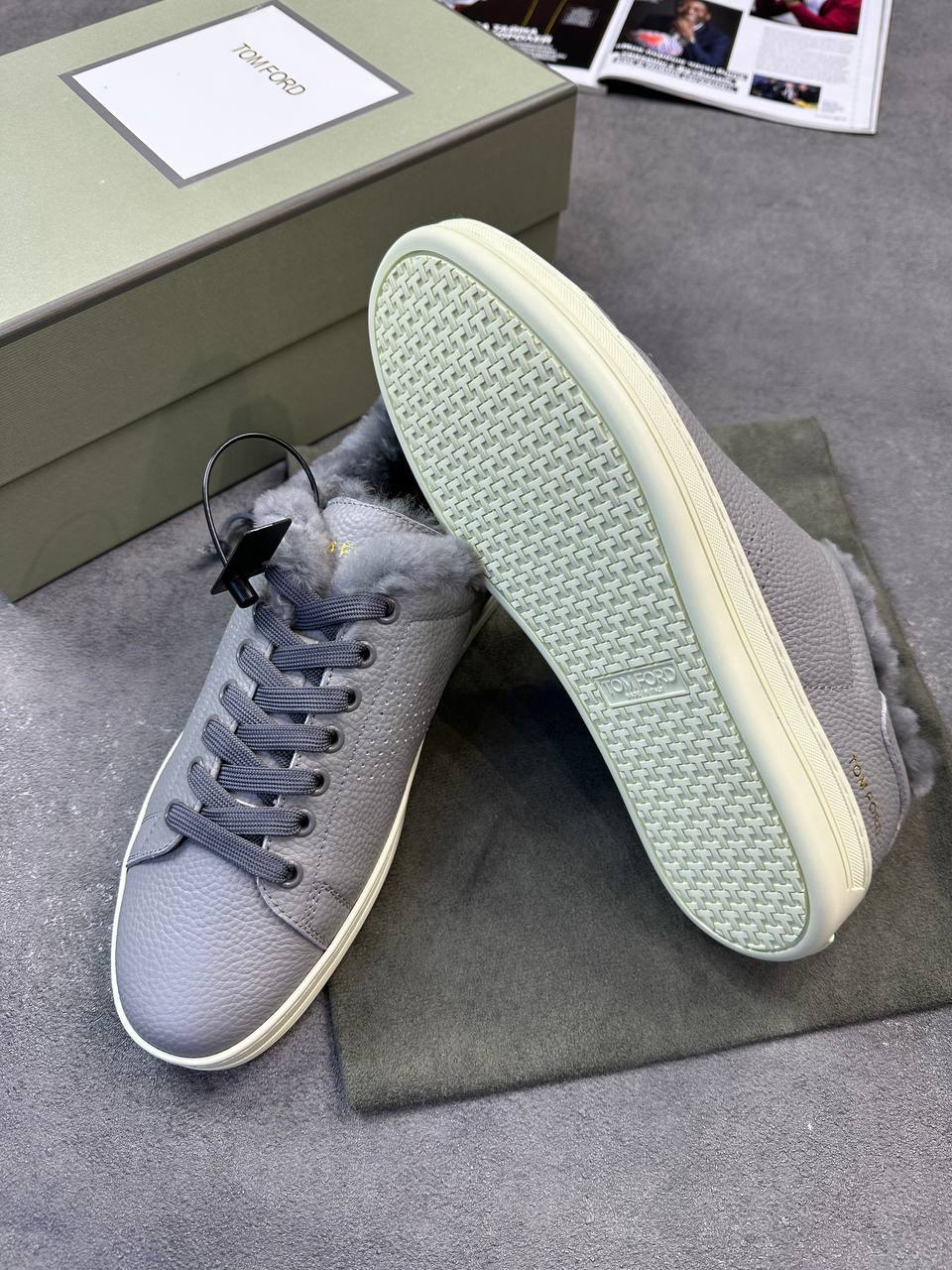 МУЖСКИЕ КЕДЫ TOM FORD детальное фото