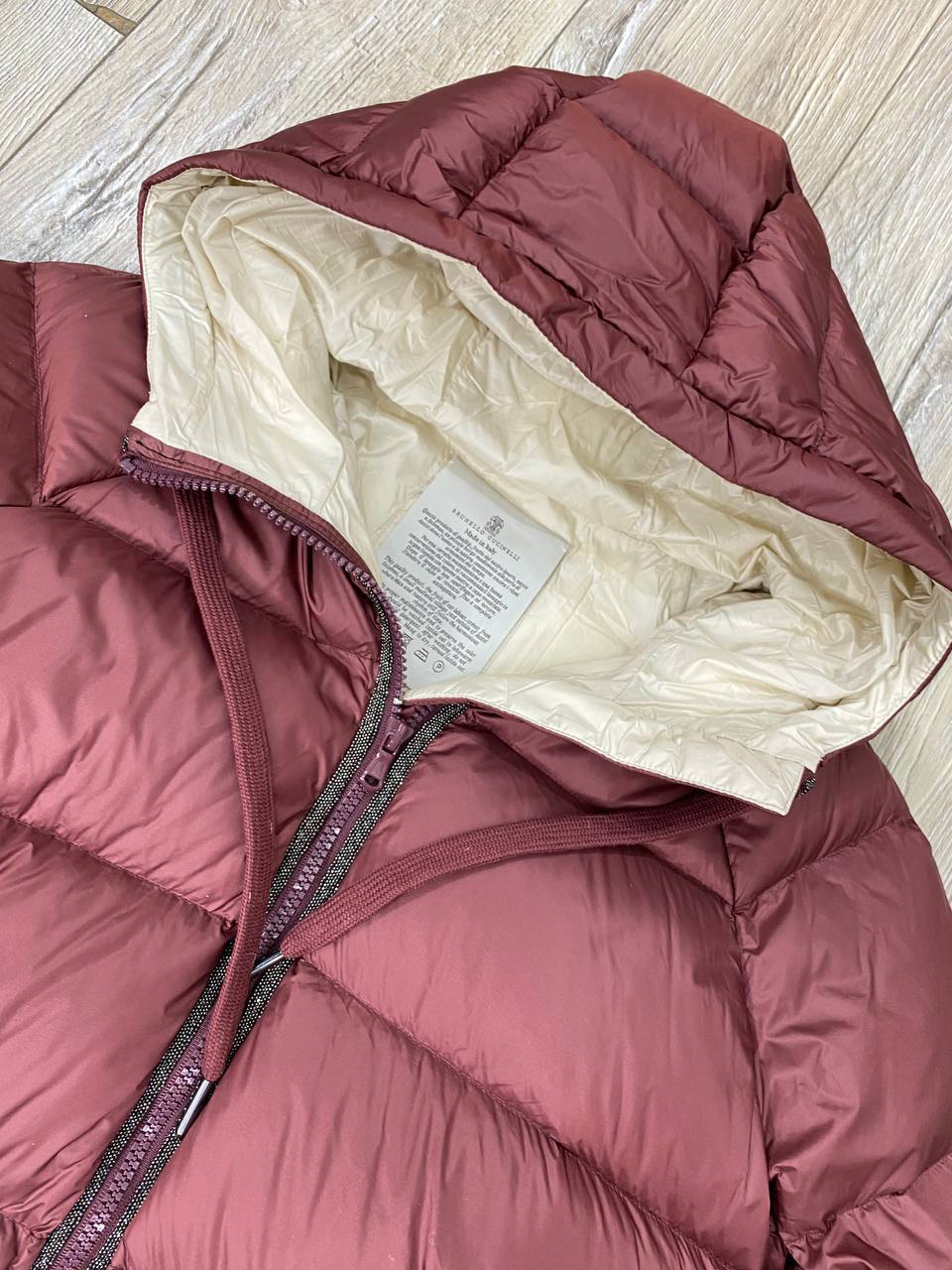 ПУХОВИК BRUNELLO CUCINELLI детальное фото