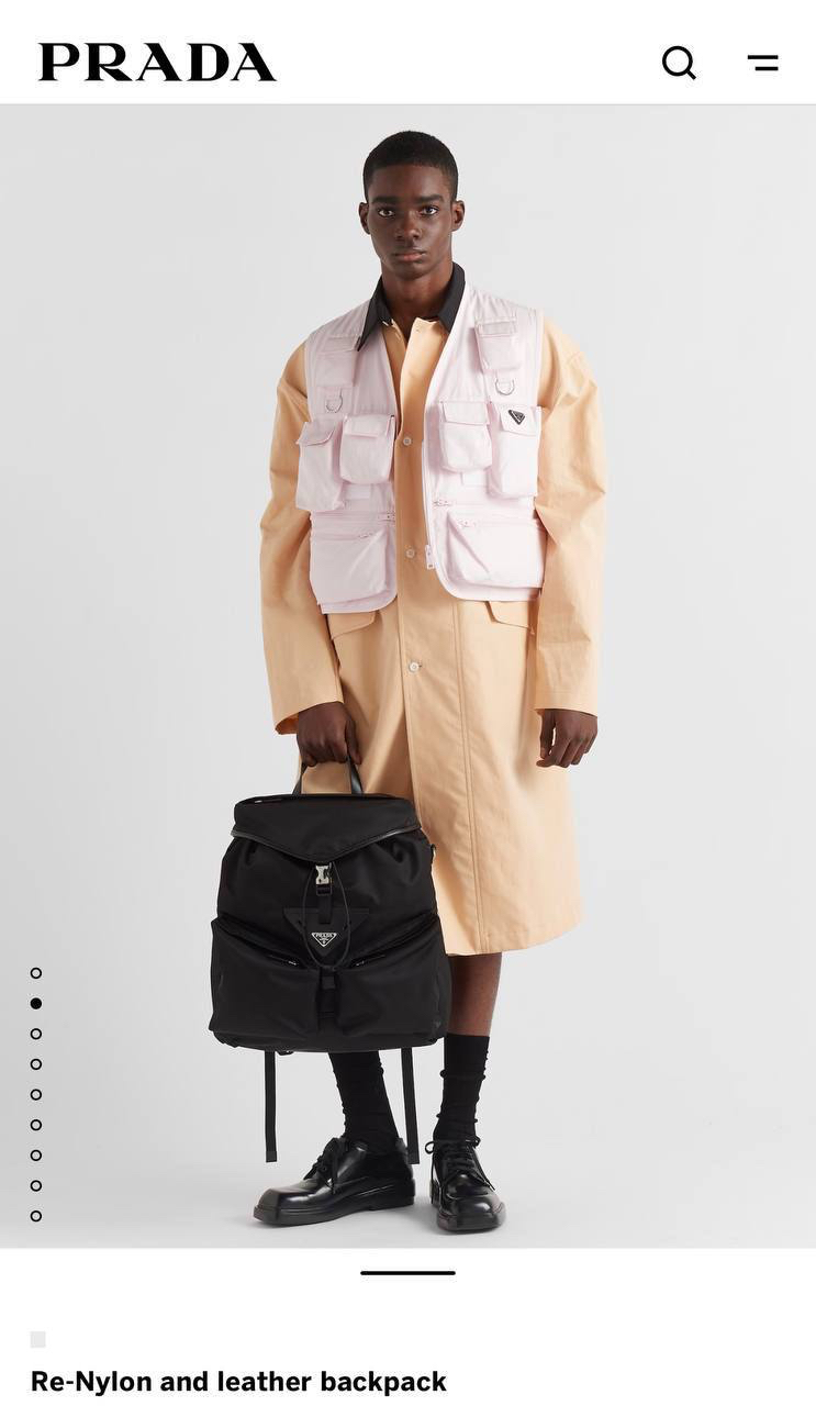МУЖСКОЙ РЮКЗАК PRADA детальное фото