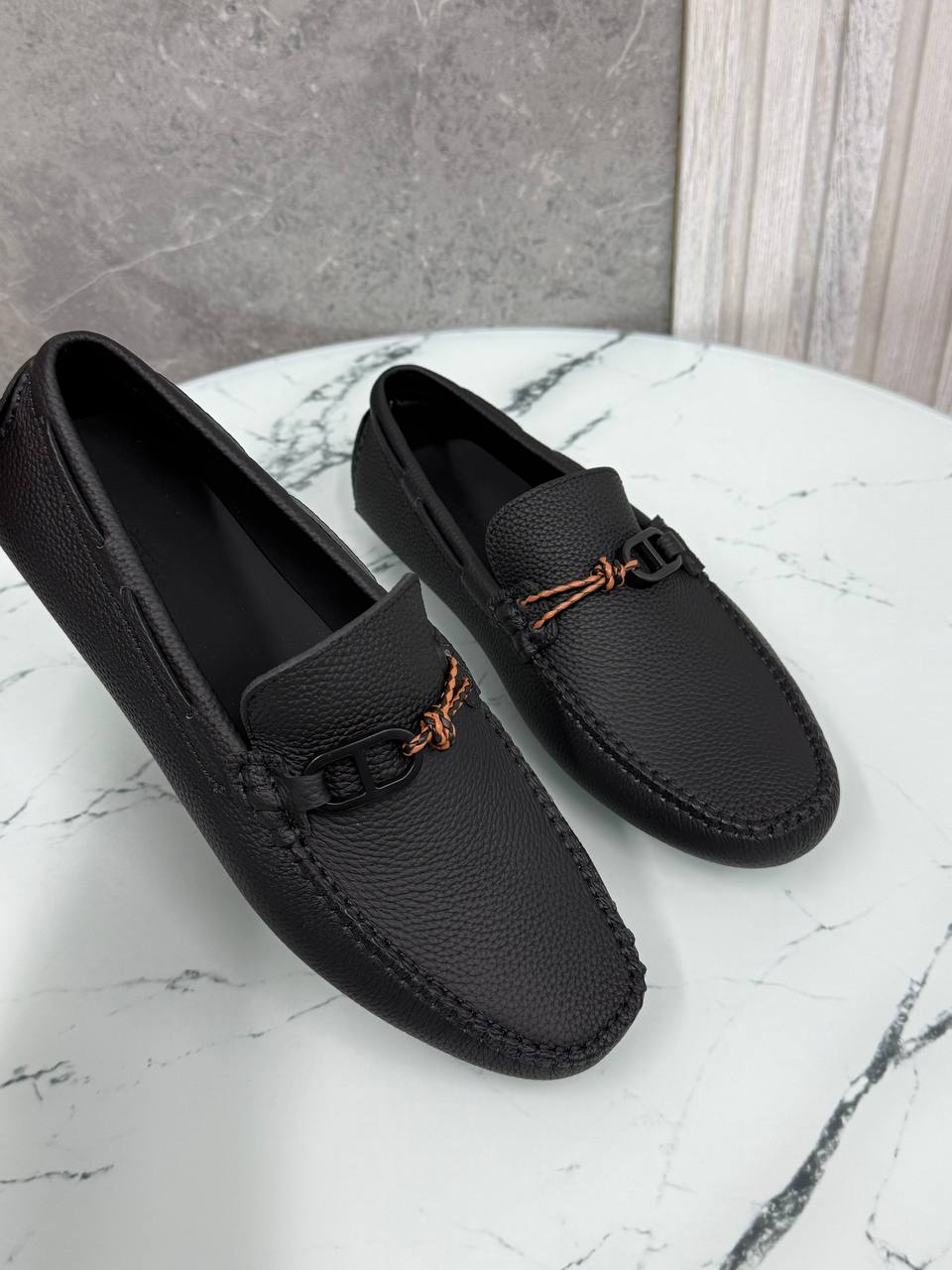 МУЖСКИЕ МОКАСИНЫ HERMES детальное фото