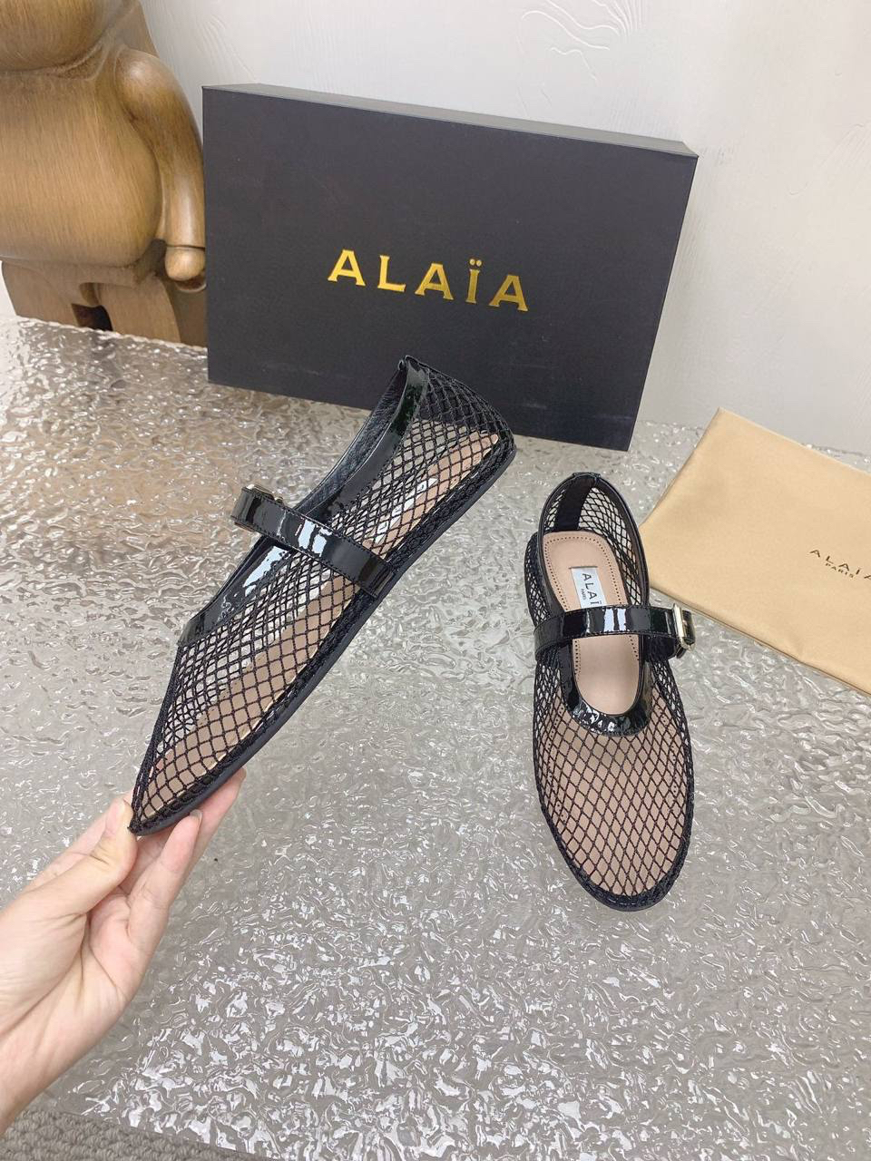 БАЛЕТКИ ALAIA детальное фото