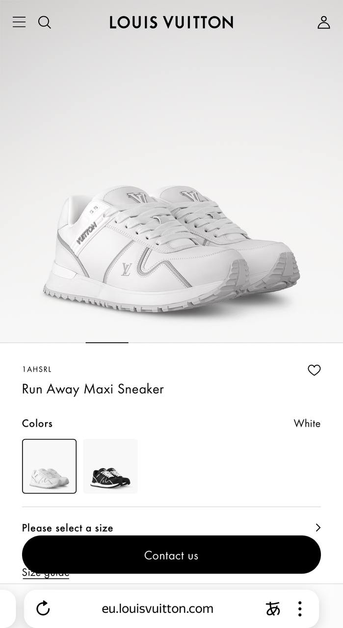 МУЖСКИЕ КРОССОВКИ LOUIS VUITTON детальное фото