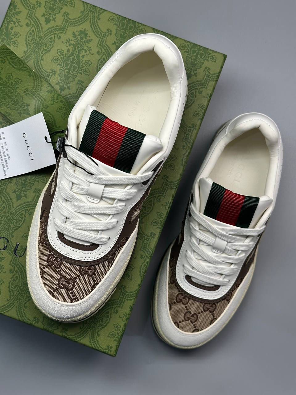 МУЖСКИЕ КРОССОВКИ GUCCI детальное фото