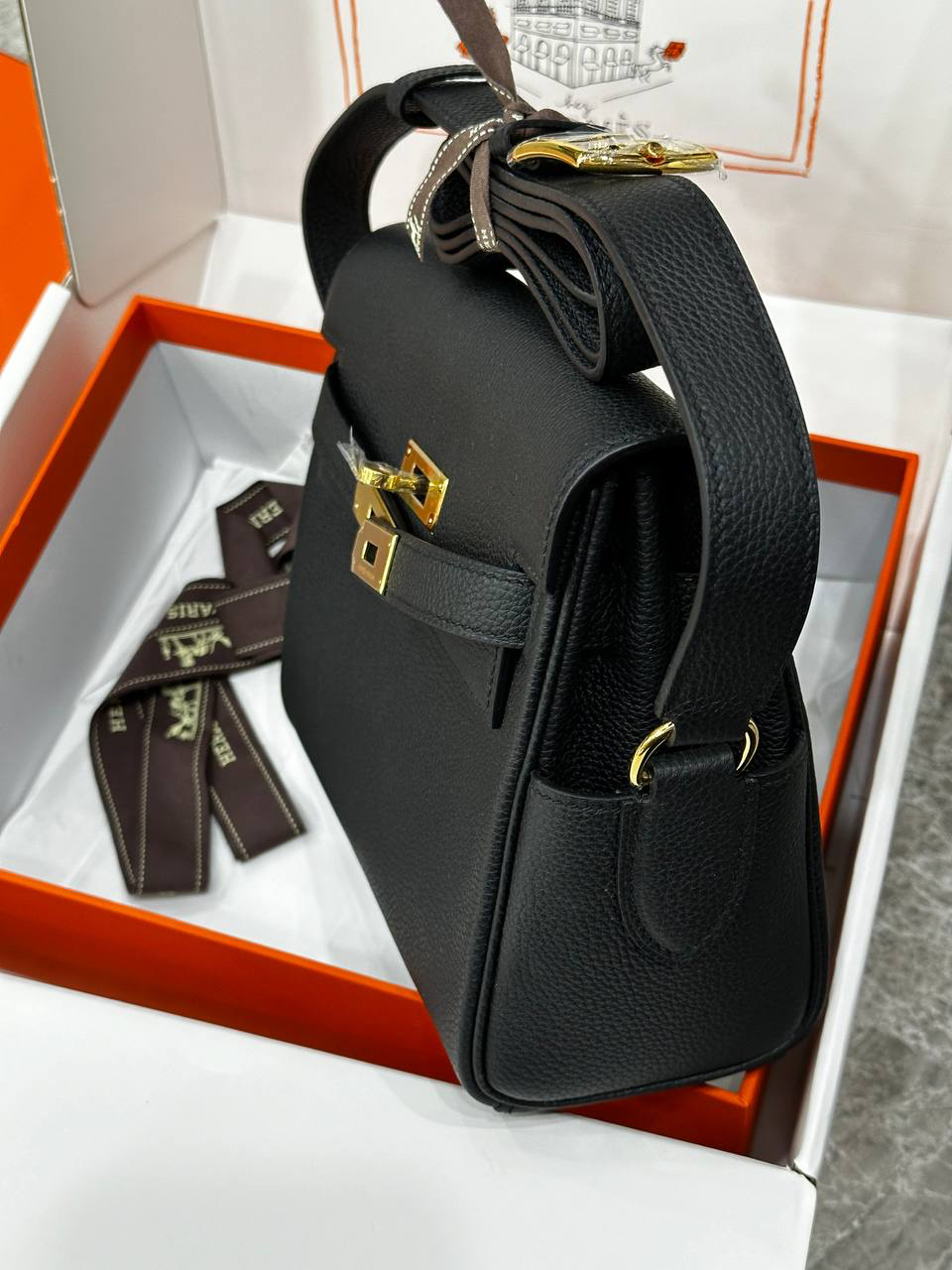 СУМКА HERMES KELLY MESSENGER детальное фото