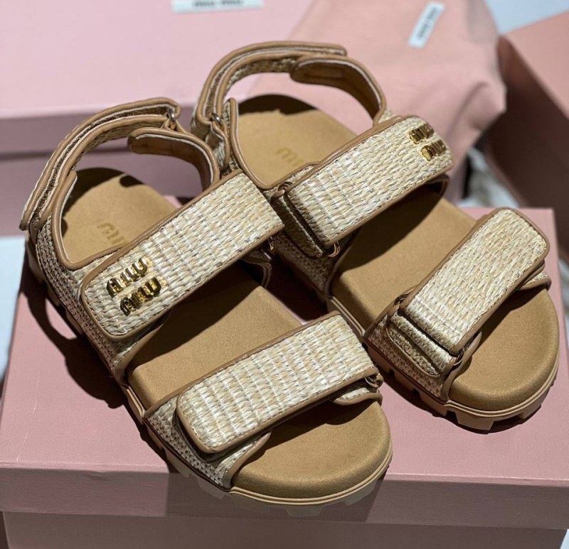 САНДАЛИИ MIU MIU фото