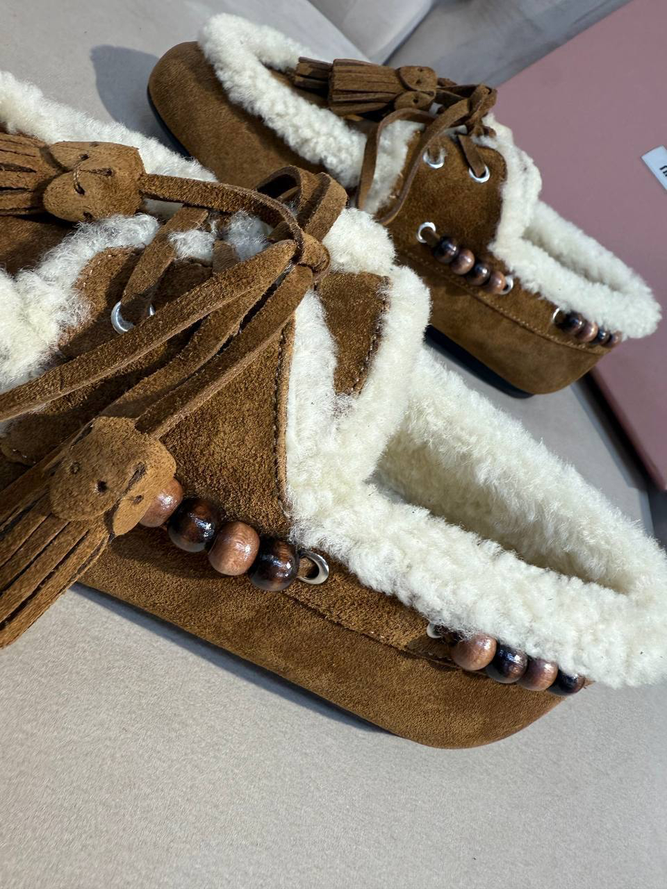 ЛОФЕРЫ MIU MIU детальное фото