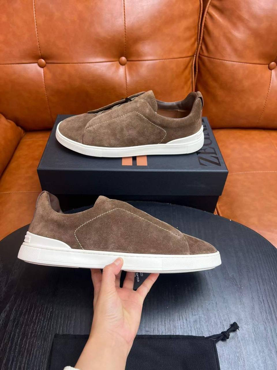 МУЖСКИЕ КЕДЫ ZEGNA детальное фото